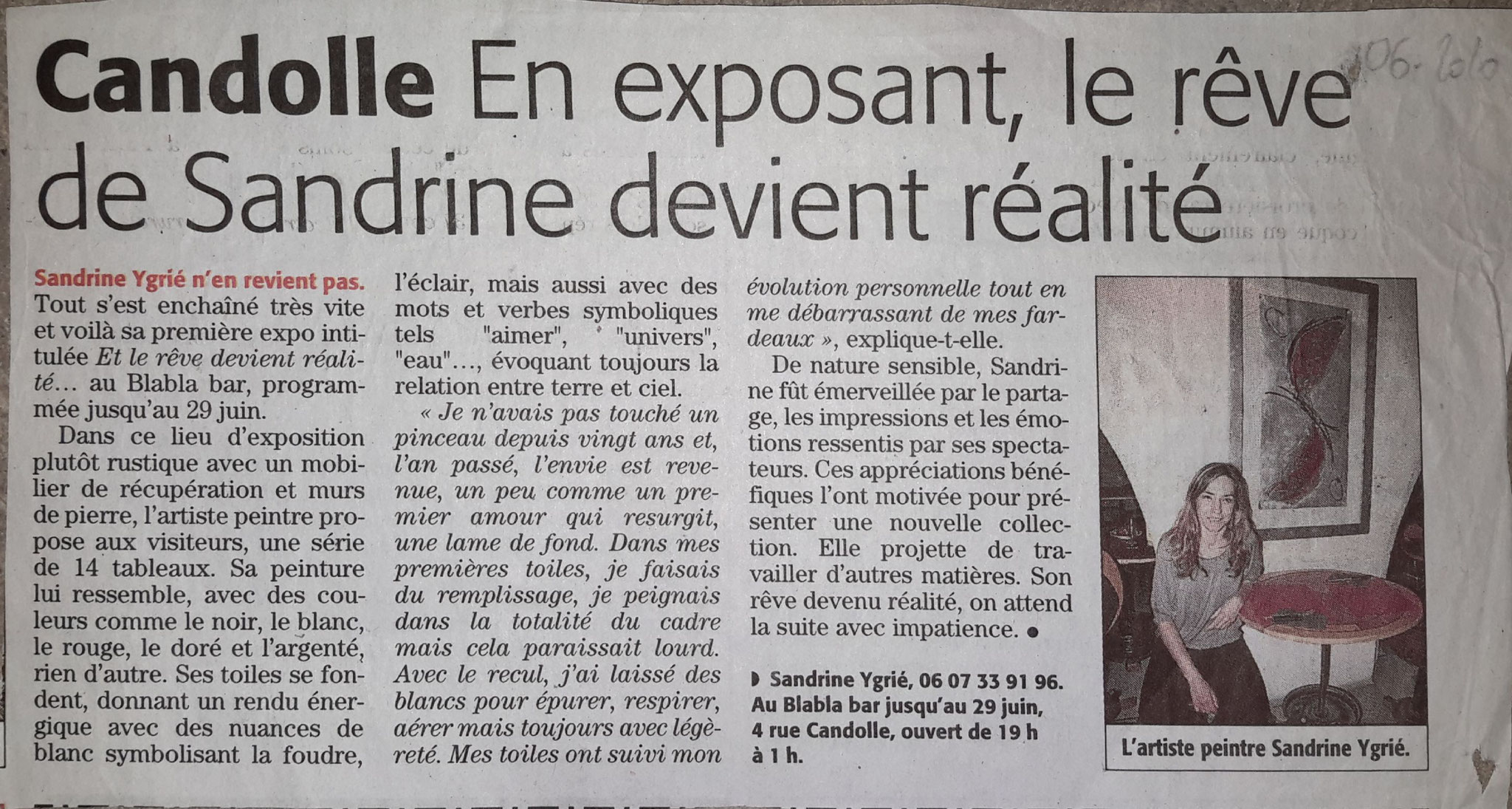 Article Midi-Libre 06/2010