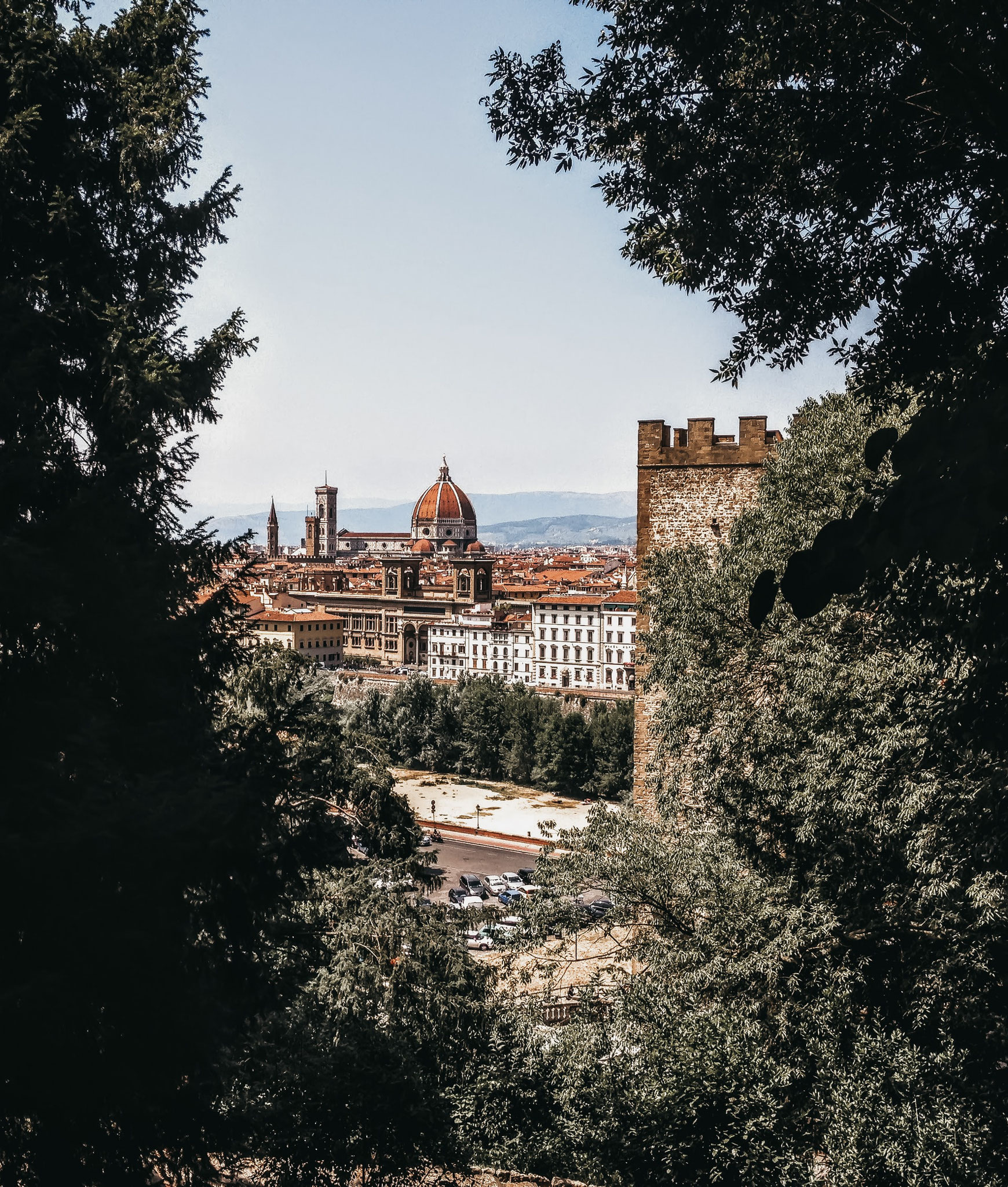 Florenz mit Sicht auf die Kathedrale Santa Maria del Fiore 