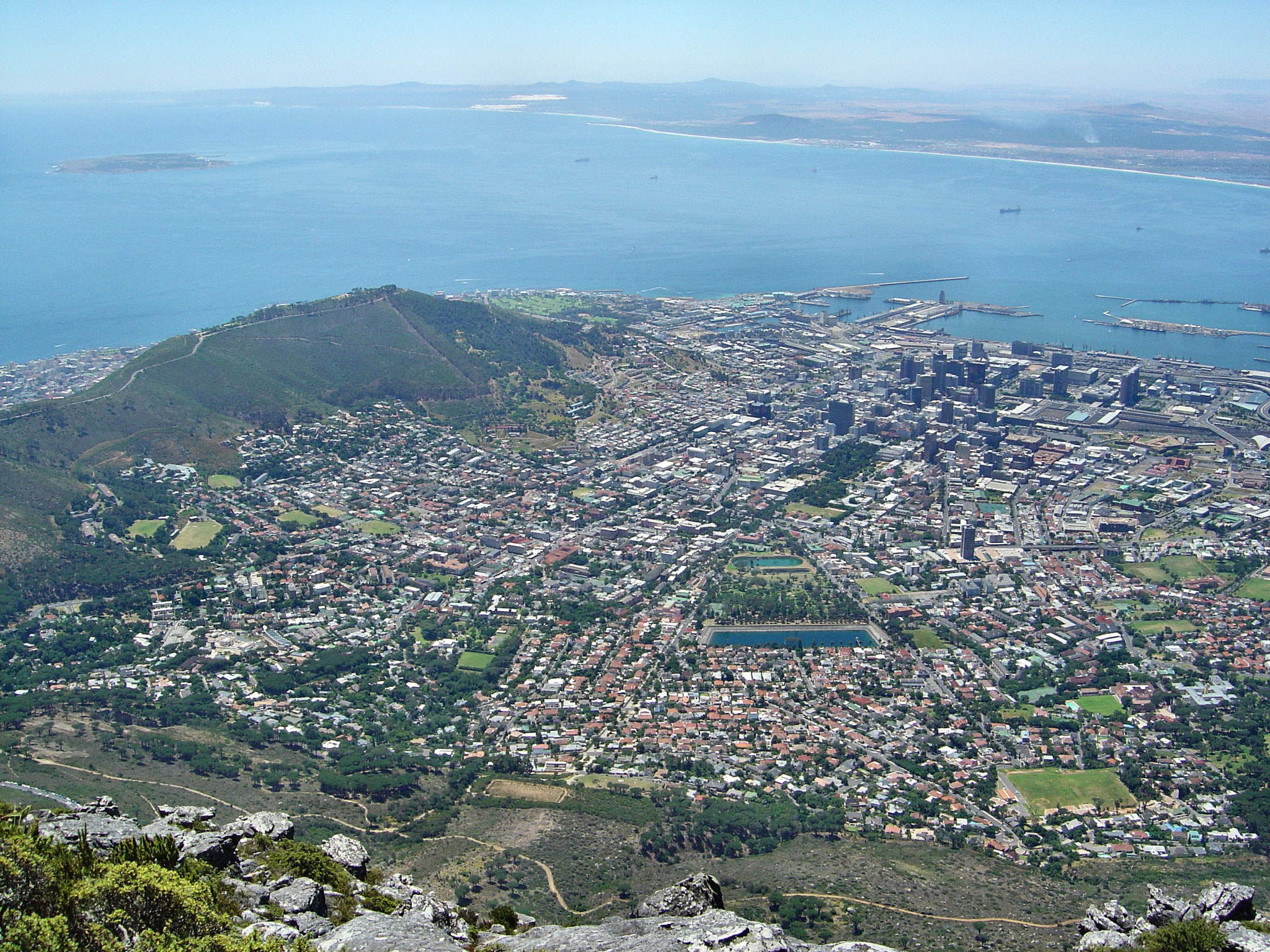 Blick auf Kapstadt vom Tafelberg