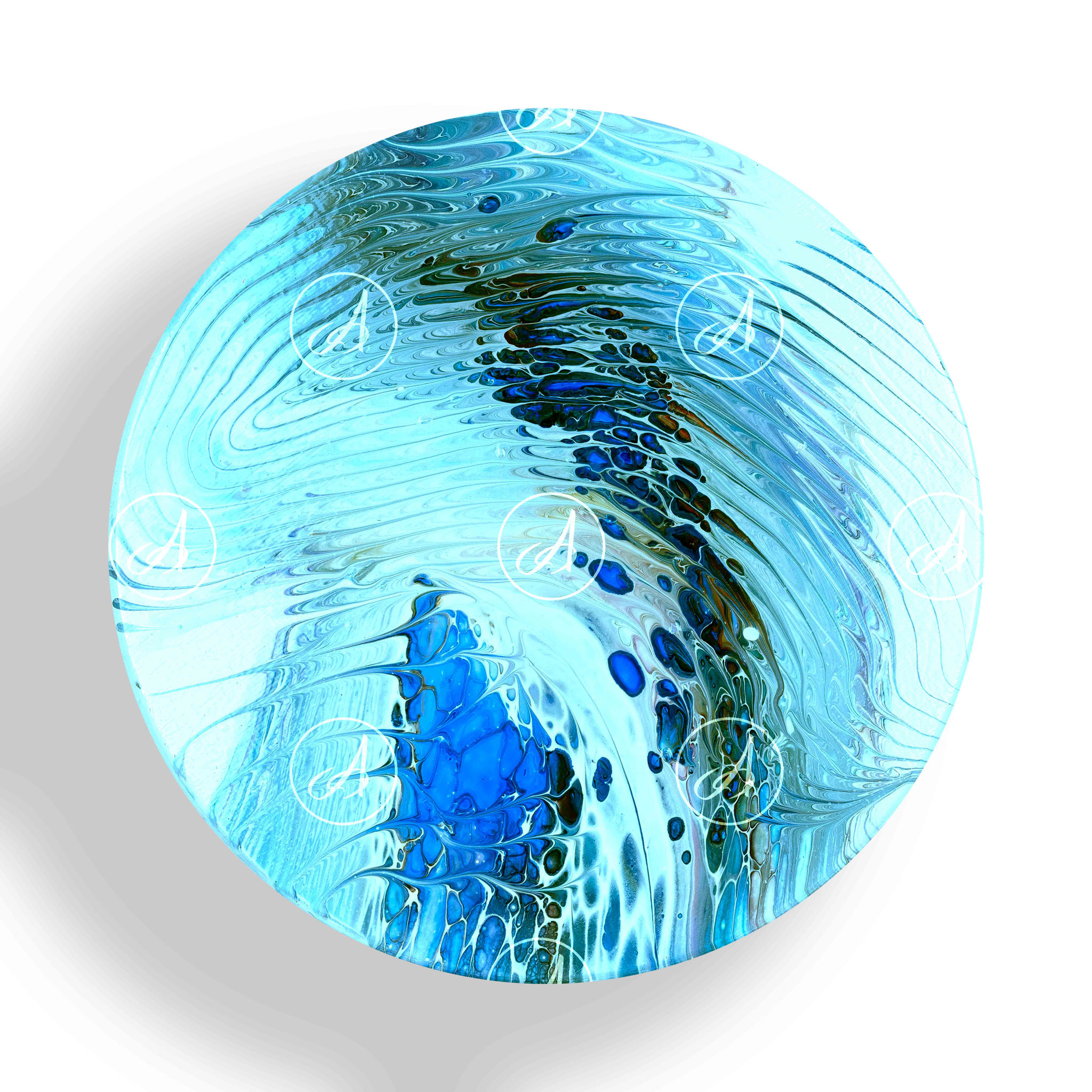 Bild Nr. 27 | Acryl auf Holz | 30 cm Durchmesser | 100€