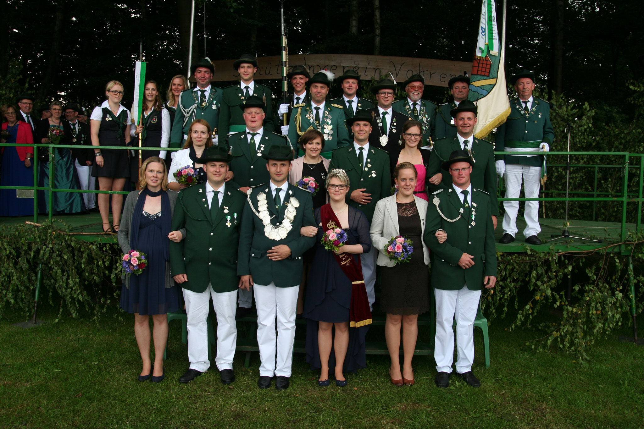 2016: König Benedikt Aschhoff und Königin Eva Aschhoff