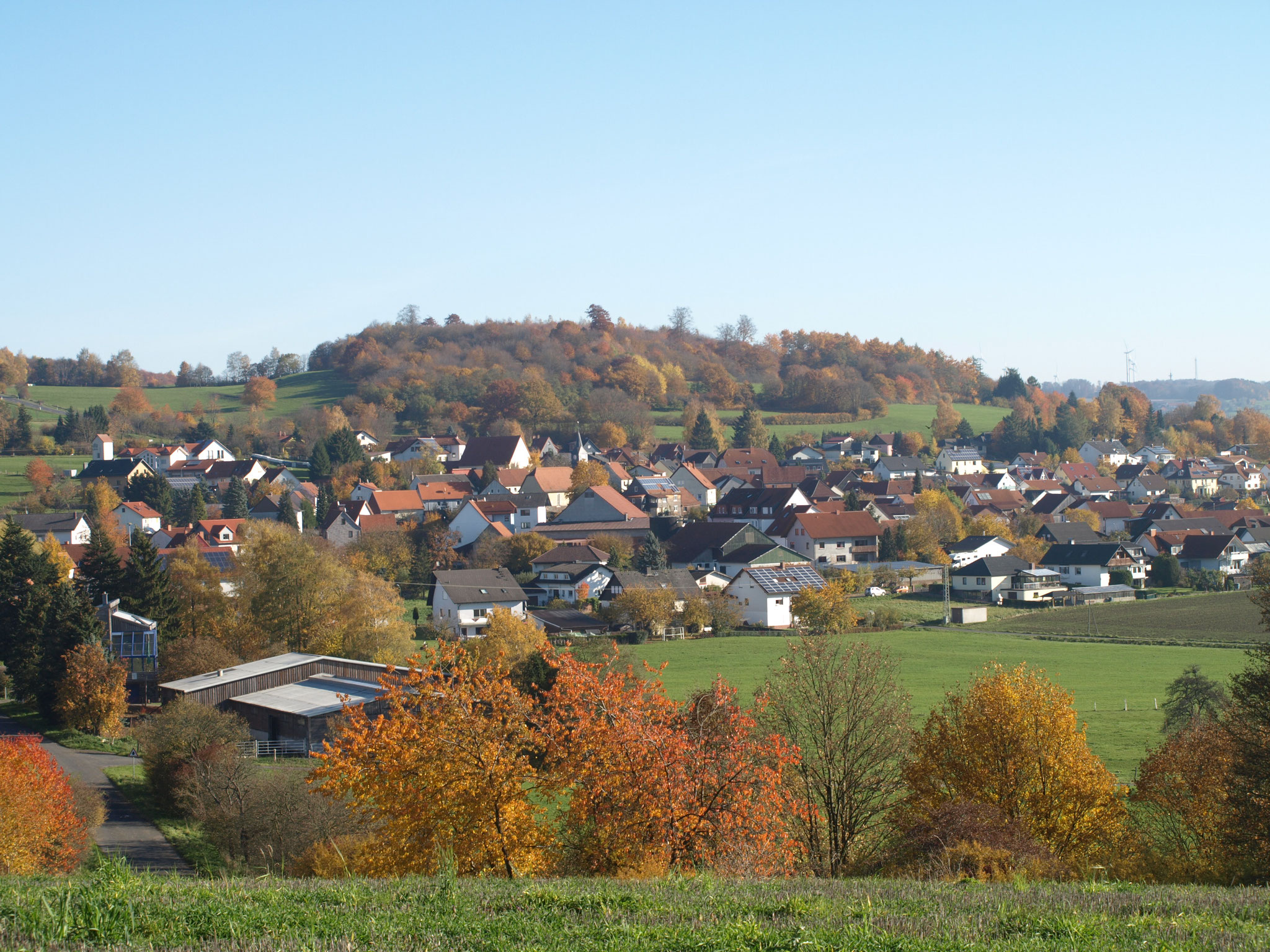 4 Dorfblick vom Kies
