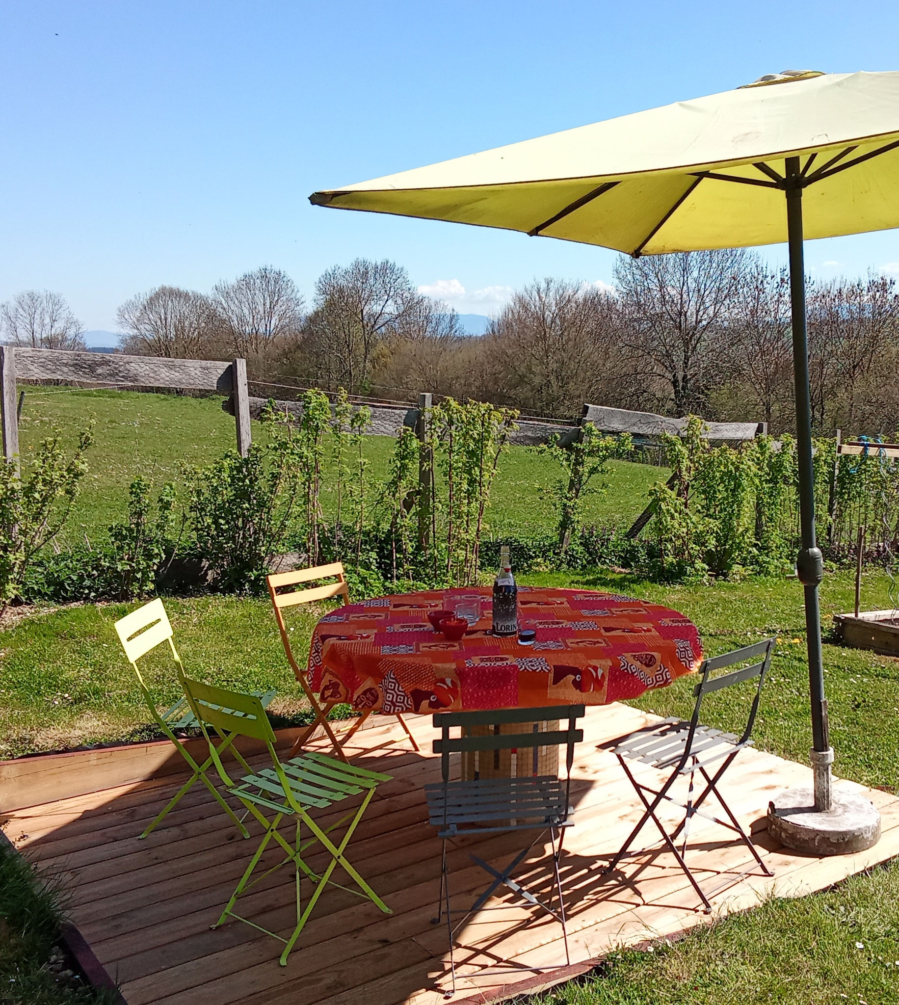 Terrasse côté jardin