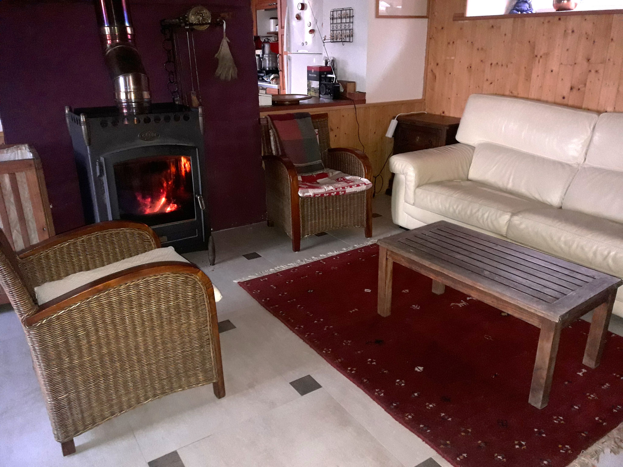 Salon près du feu
