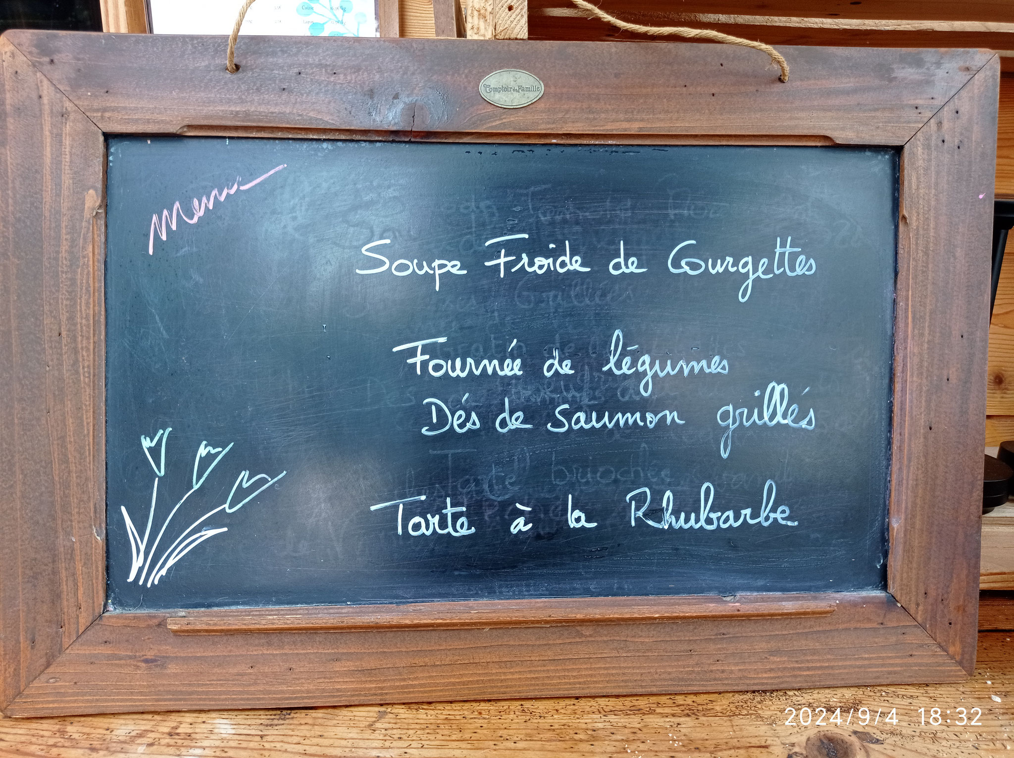 exemple de menu