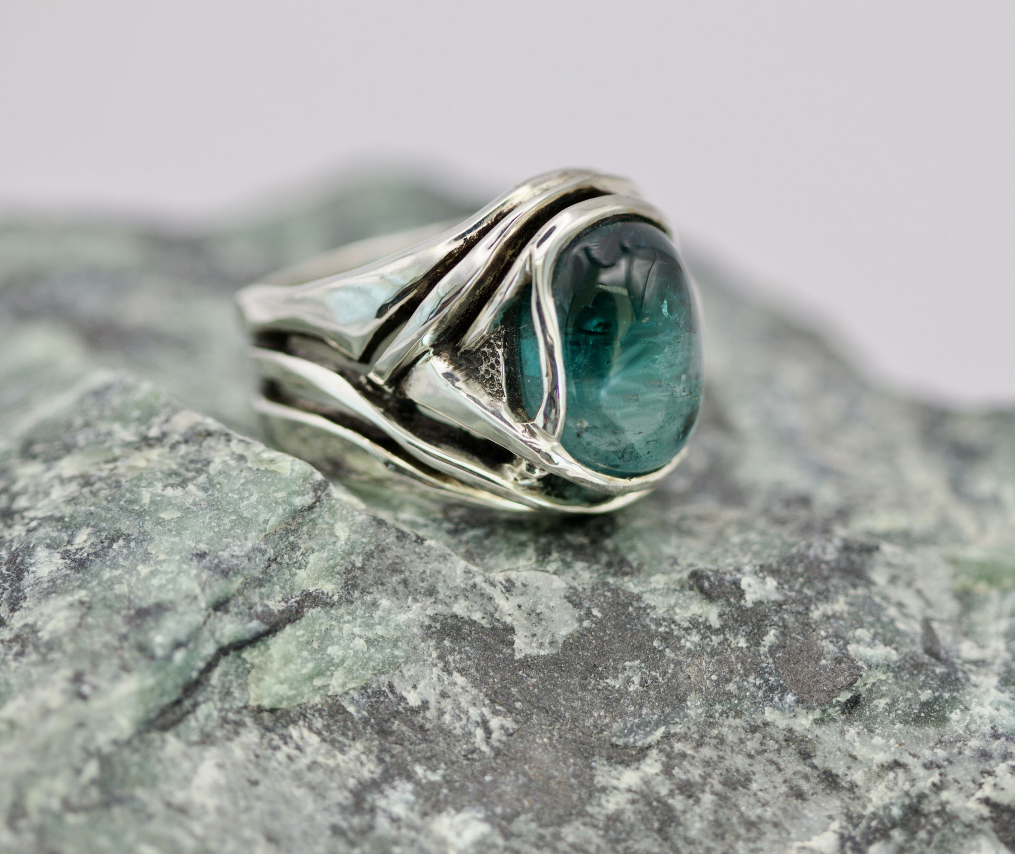 #ring #silver #tourmaline #uniquepiece#handmade