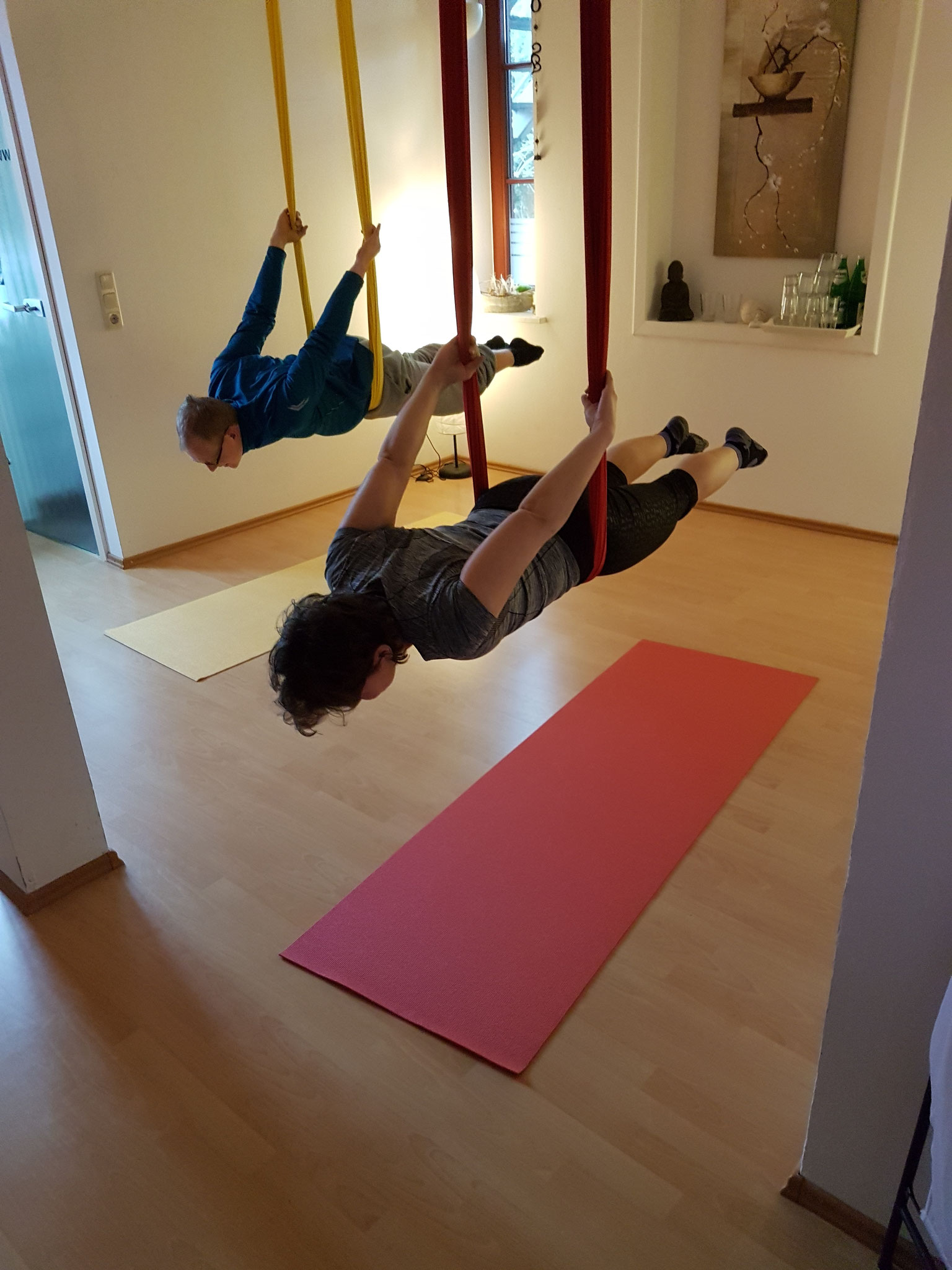 AERIAL YOGA - gemeinsam Herzen öffnen - ProMentalis Garding
