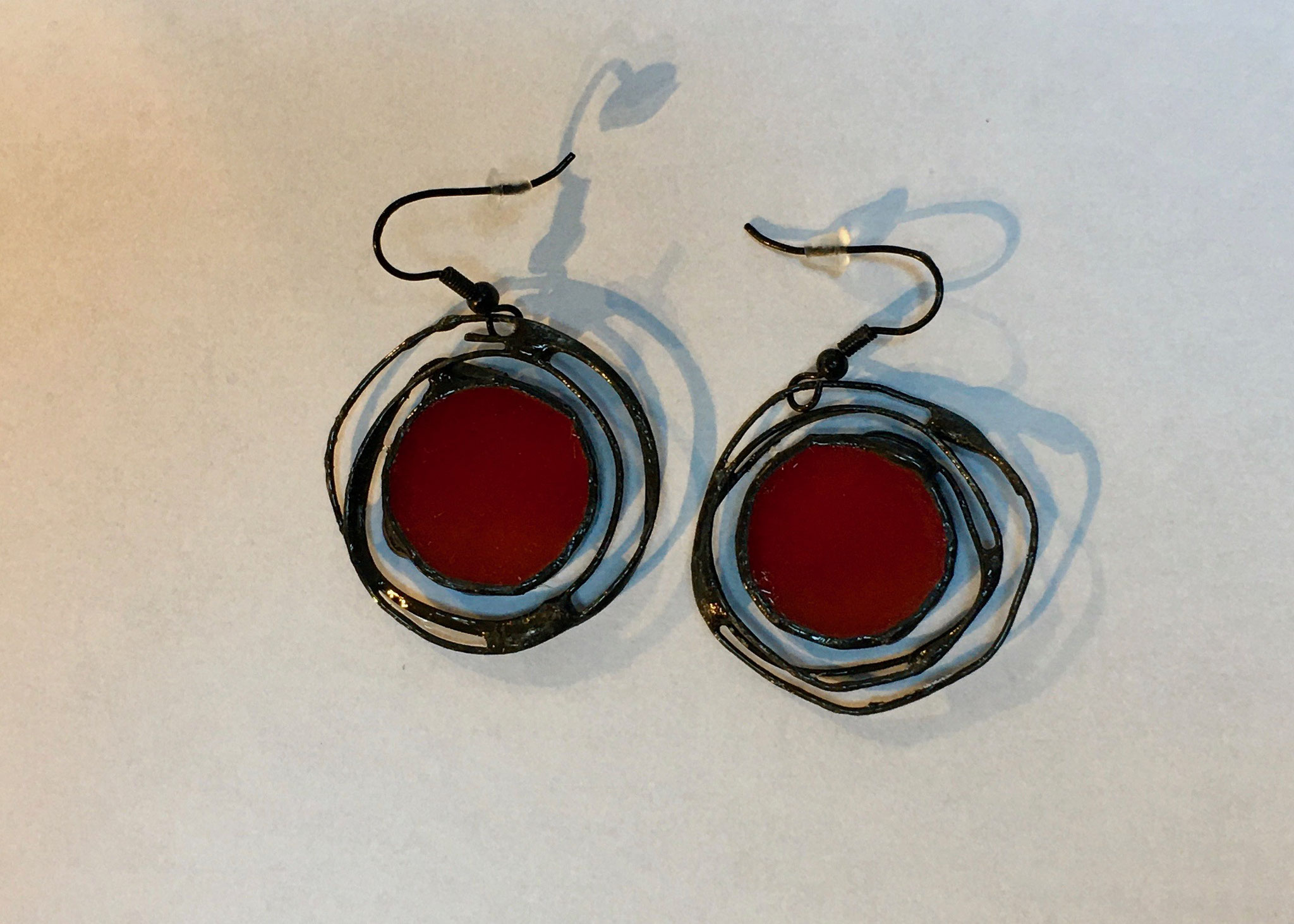 Boucles d'oreilles en Tiffany
