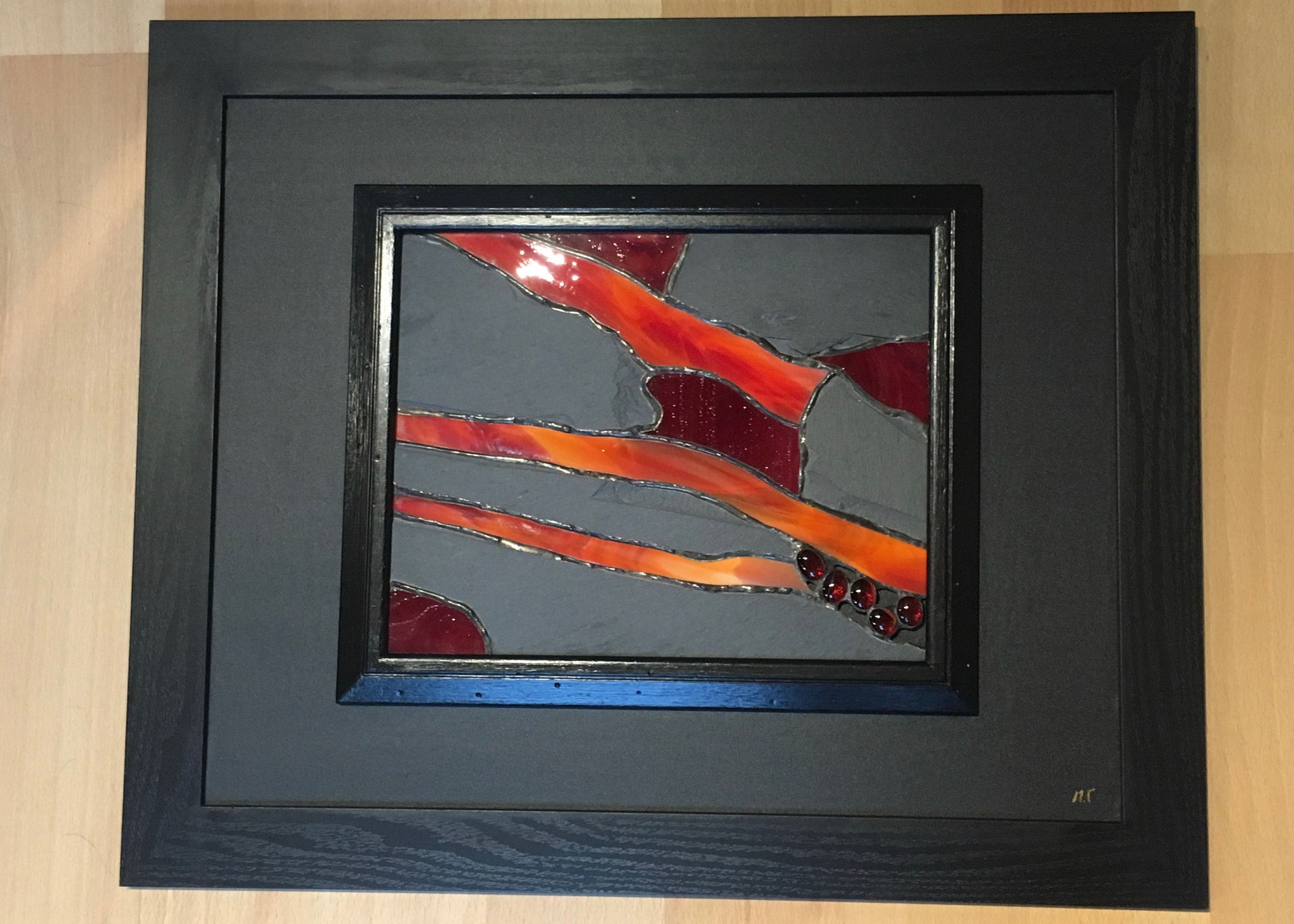 Tableau ardoise et verre
