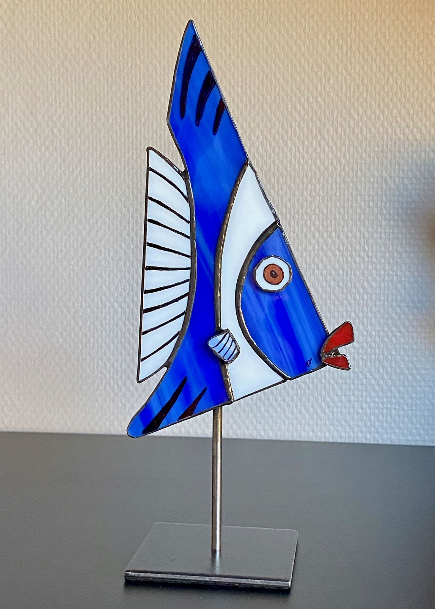 Poisson en vitrail Tiffany