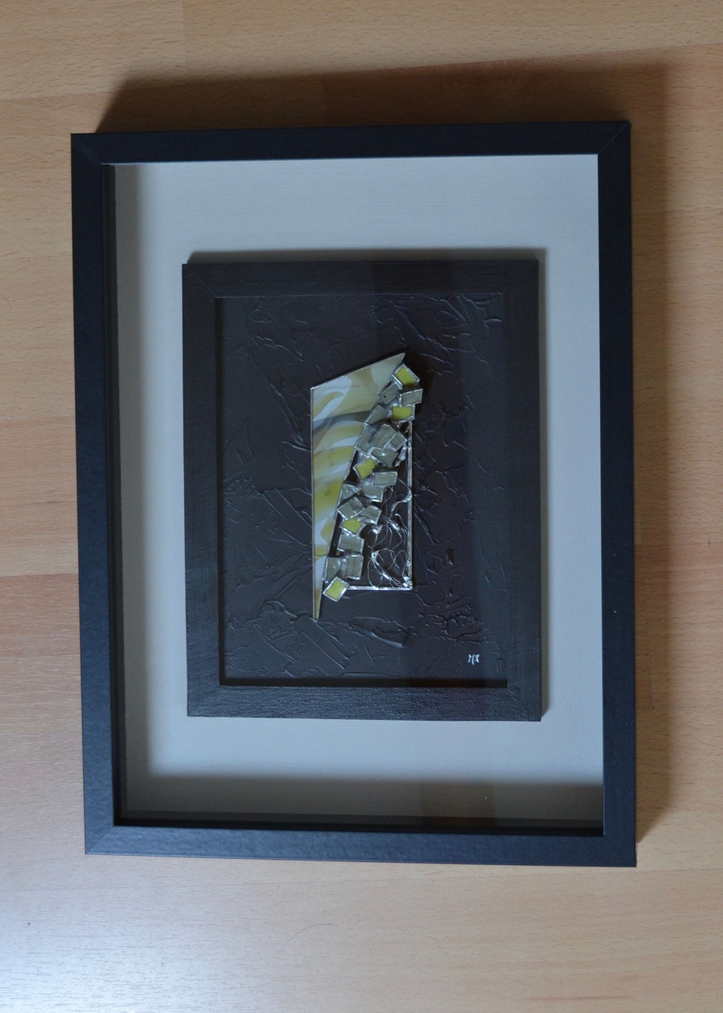 Tableau sous-verre avec Tiffany