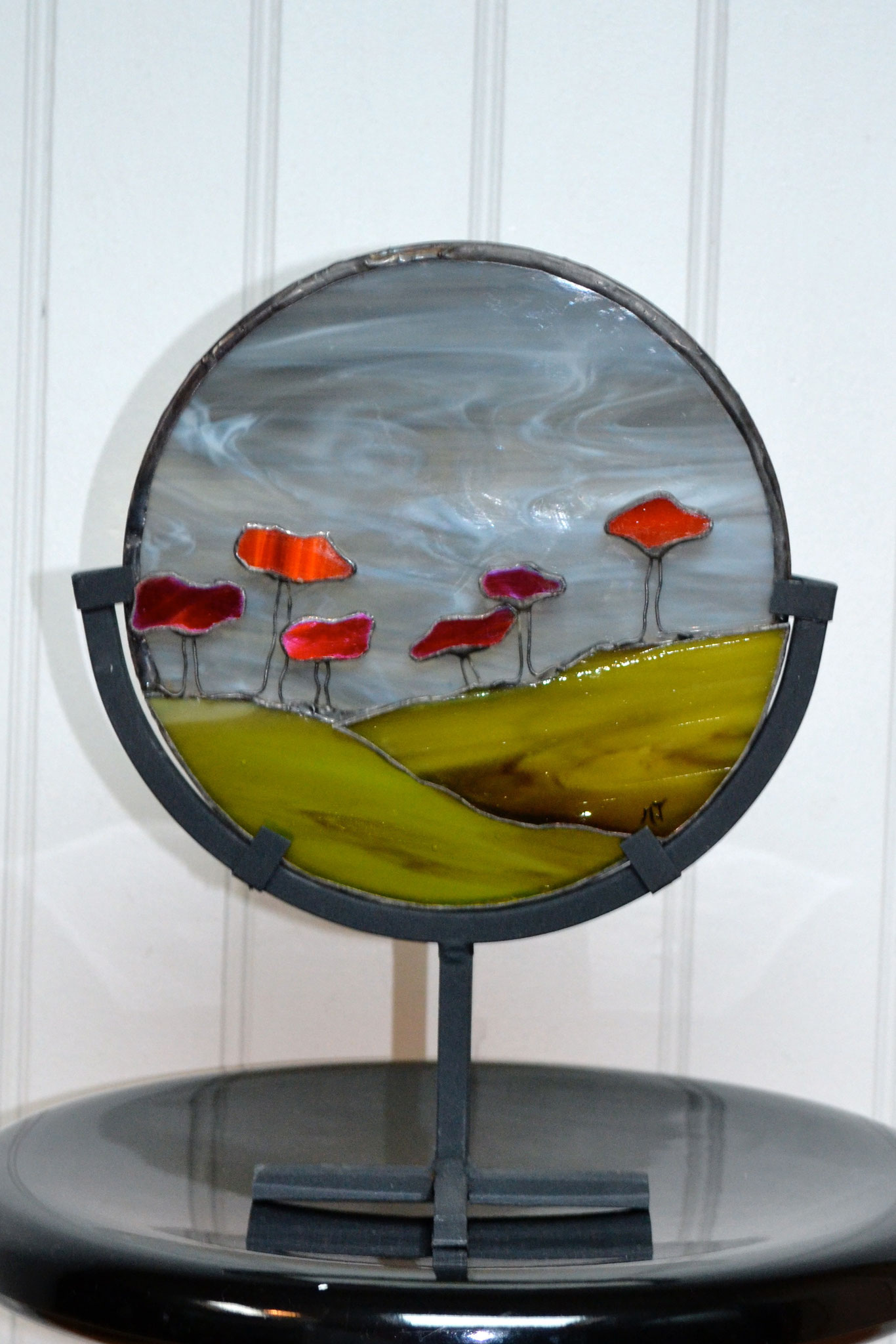 Paysage en vitrail Tiffany