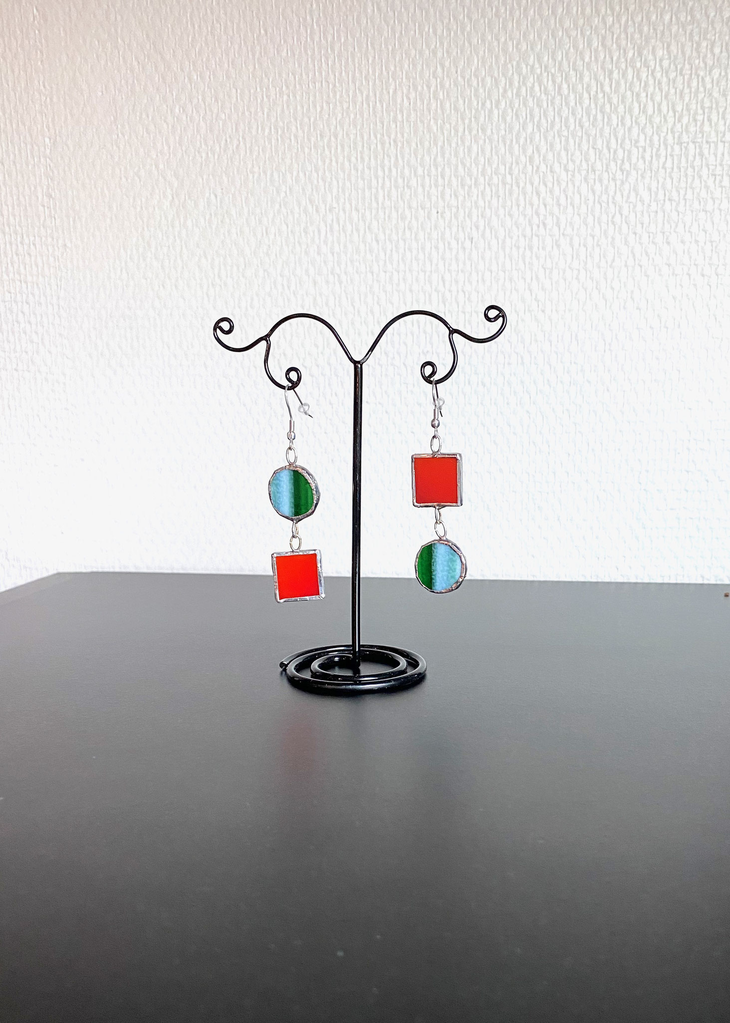 Boucles d'oreilles en Tiffany
