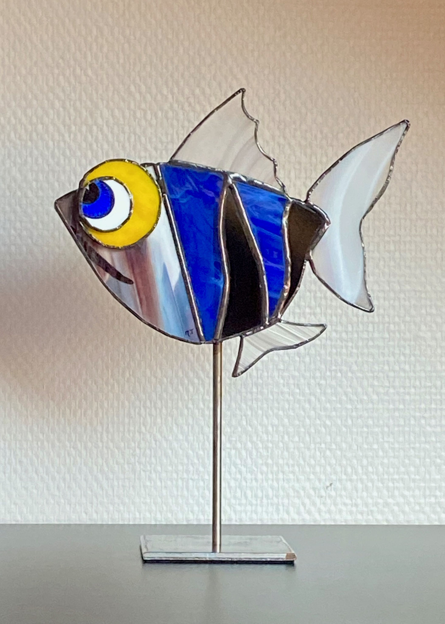Poisson en vitrail Tiffany