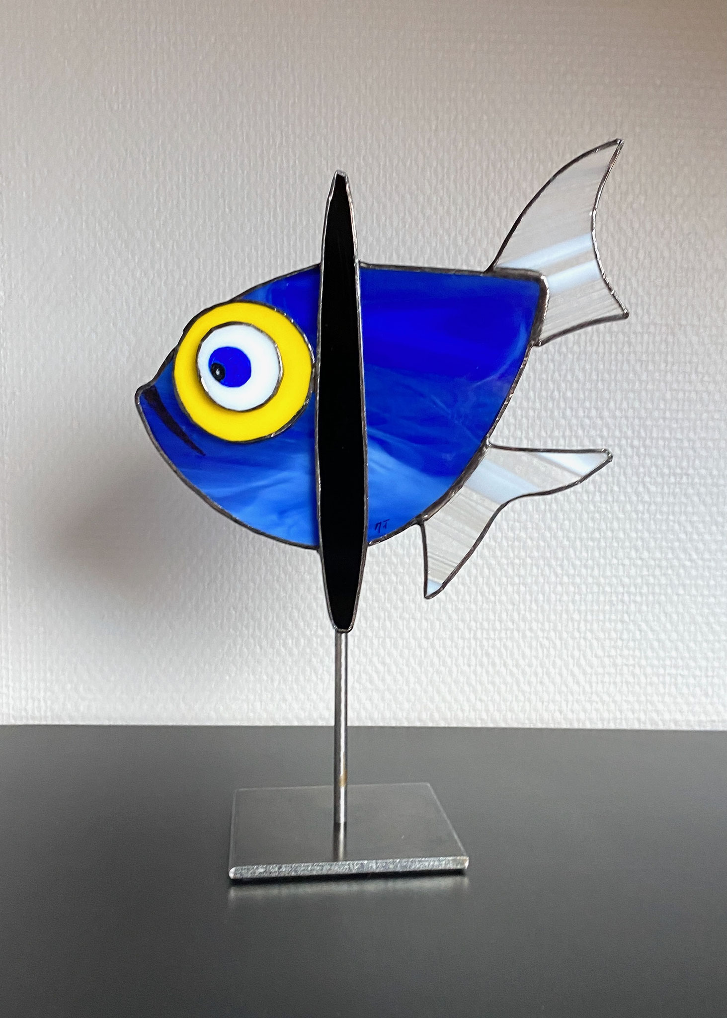 Poisson en vitrail Tiffany