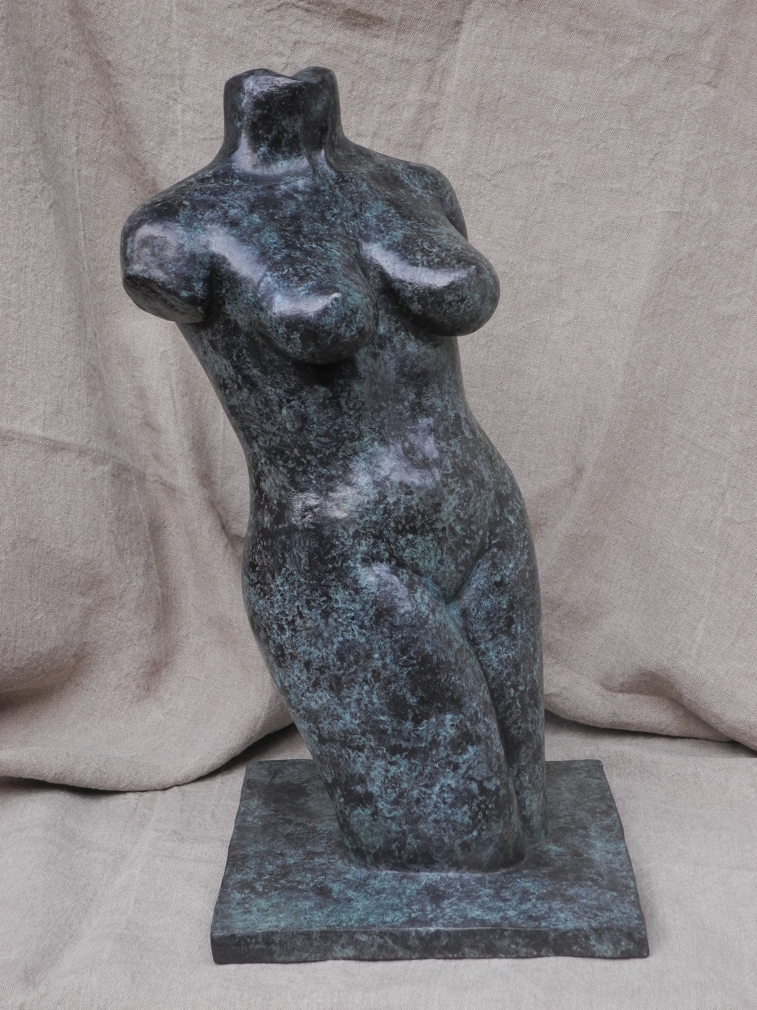 "Lou" - Bronze patine marbre.