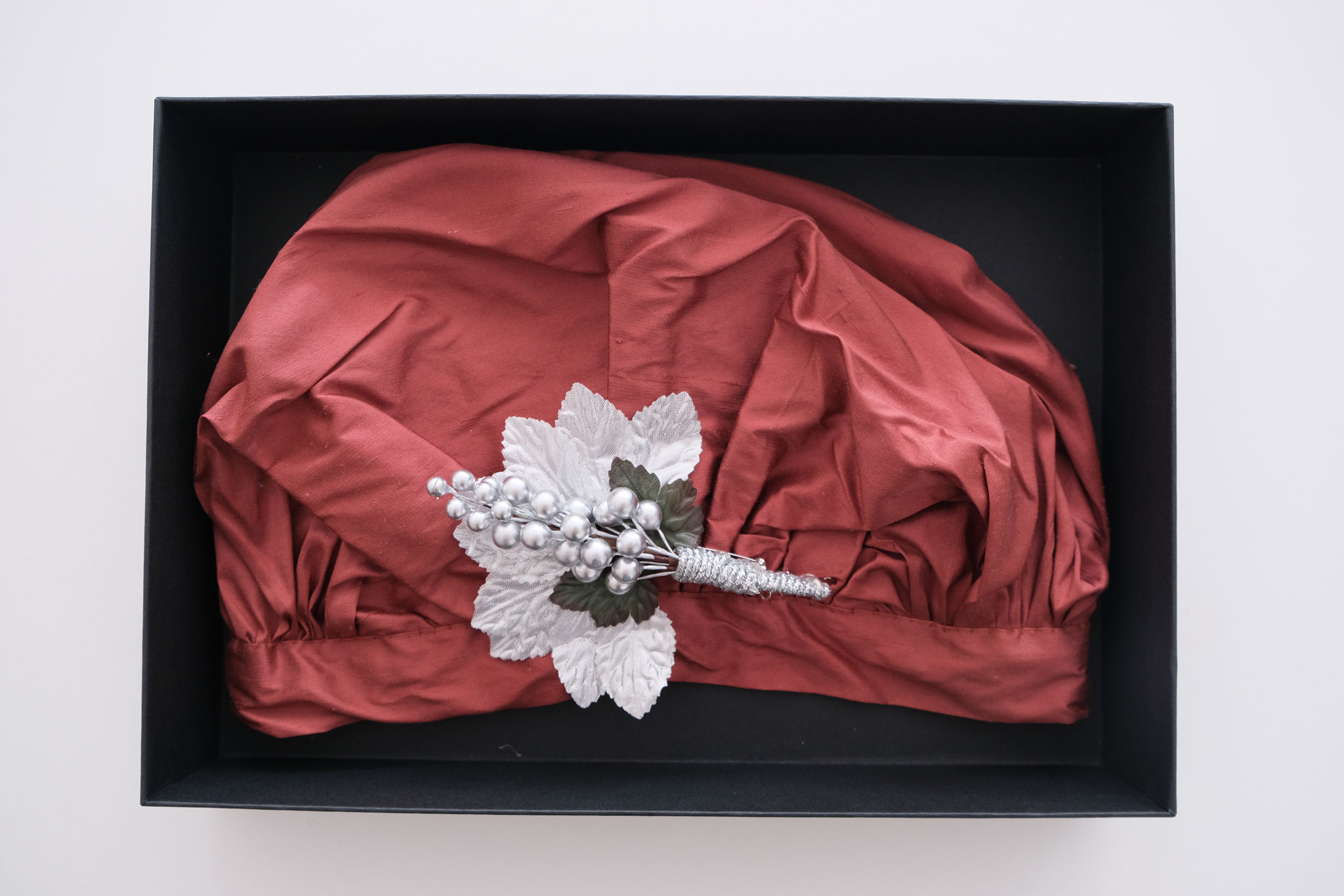 Handgemachte Regency-Stil Seidenhaube