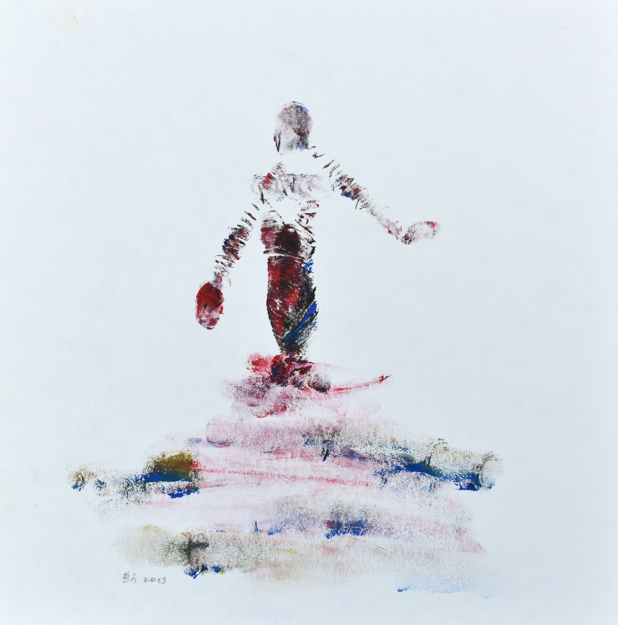 Freiheit, 2019, 30x30, Ölfarbe 