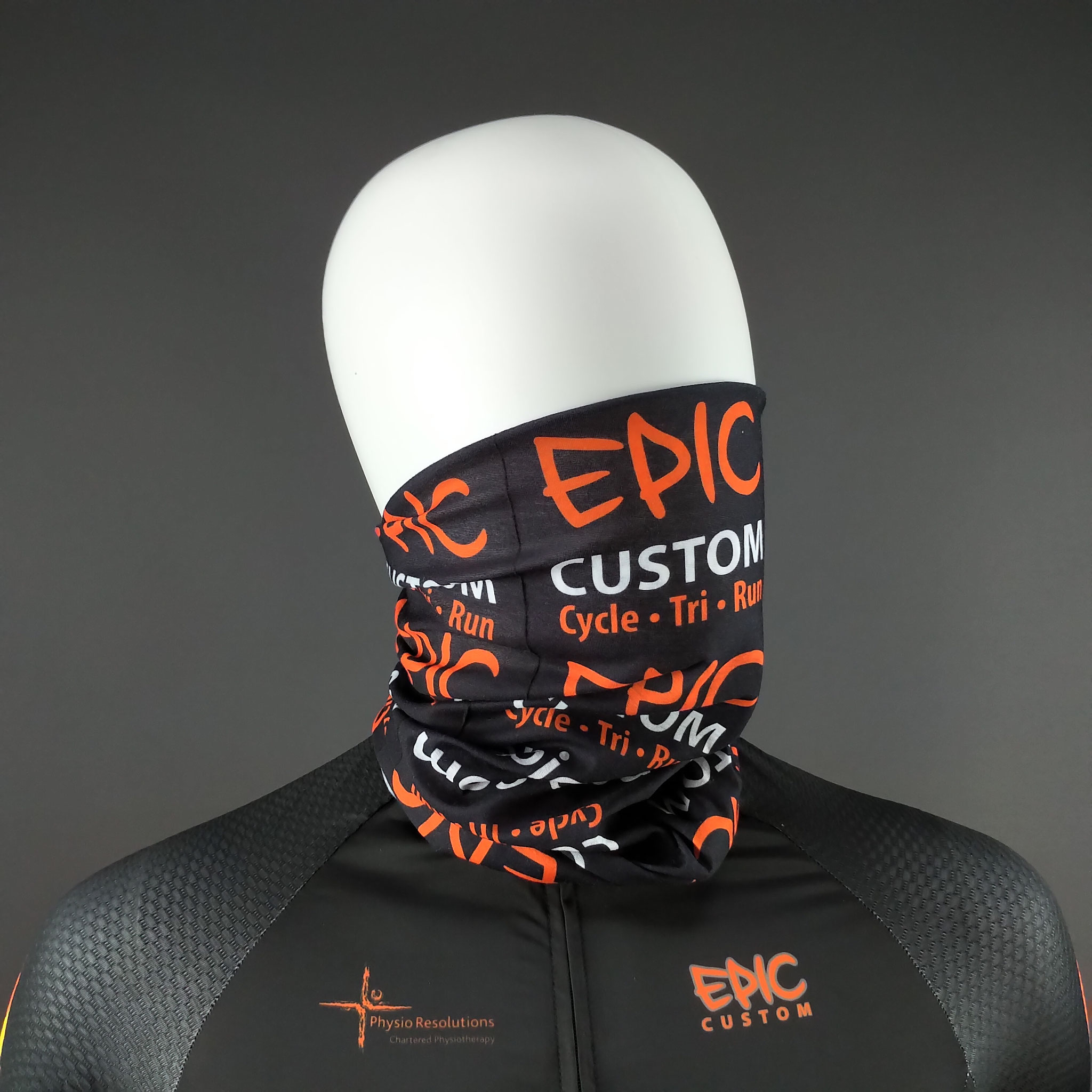 Custom Printed Snoods - Single Layer Mask