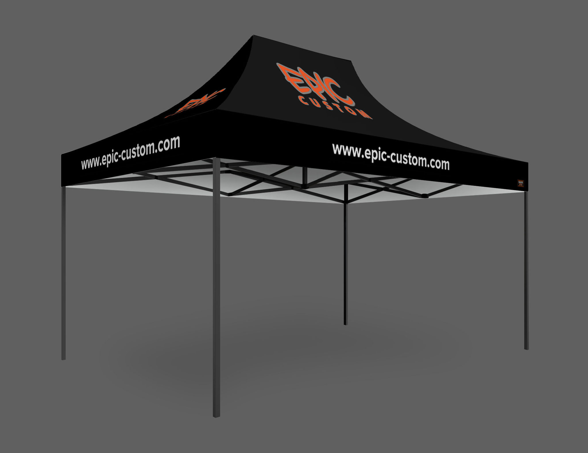 4.5m x 3m Basic Package Custom Printed Gazebo