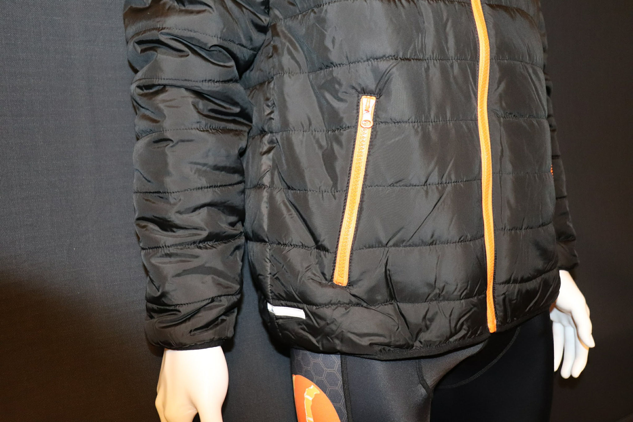 Custom Printed Padded Jackets with Reflective Hip Tabs