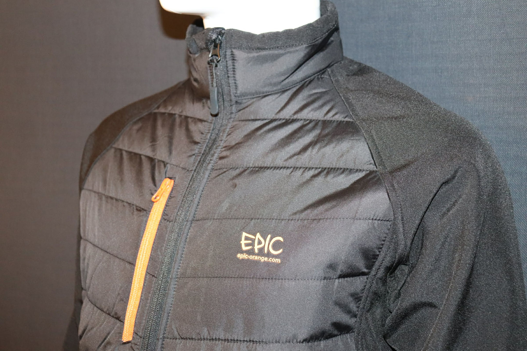 Custom Printed Padded Soft Shell Jackets - High Collar