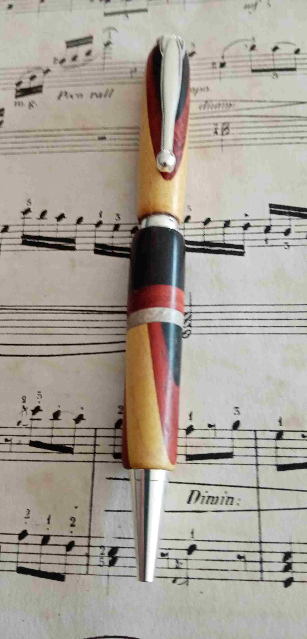 Gamme Mozart - Stylo bille Bois collé - Ref 5252 - Tarif K