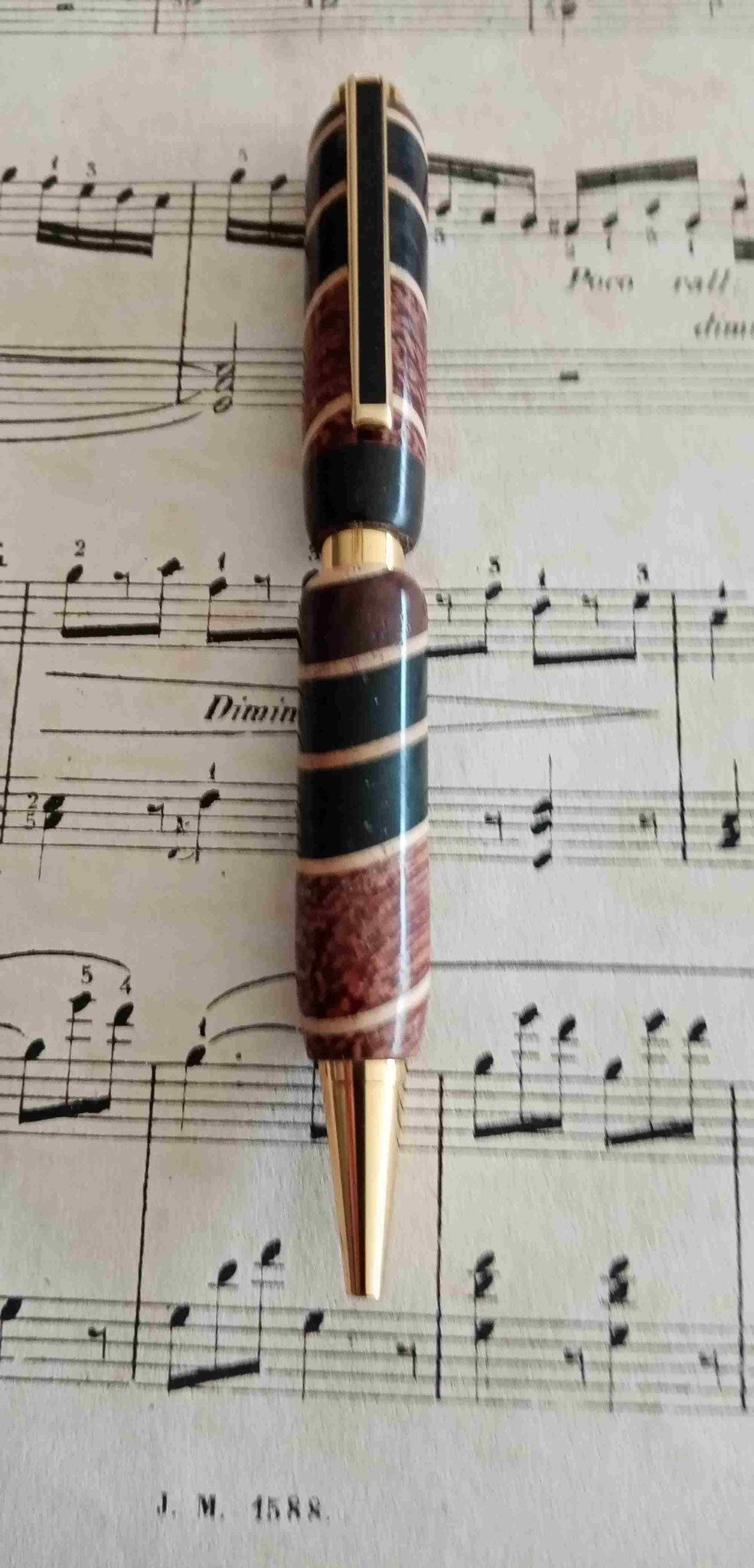 Gamme Mozart - Stylo bille Bois Collé - Ref 5250 - Tarif L