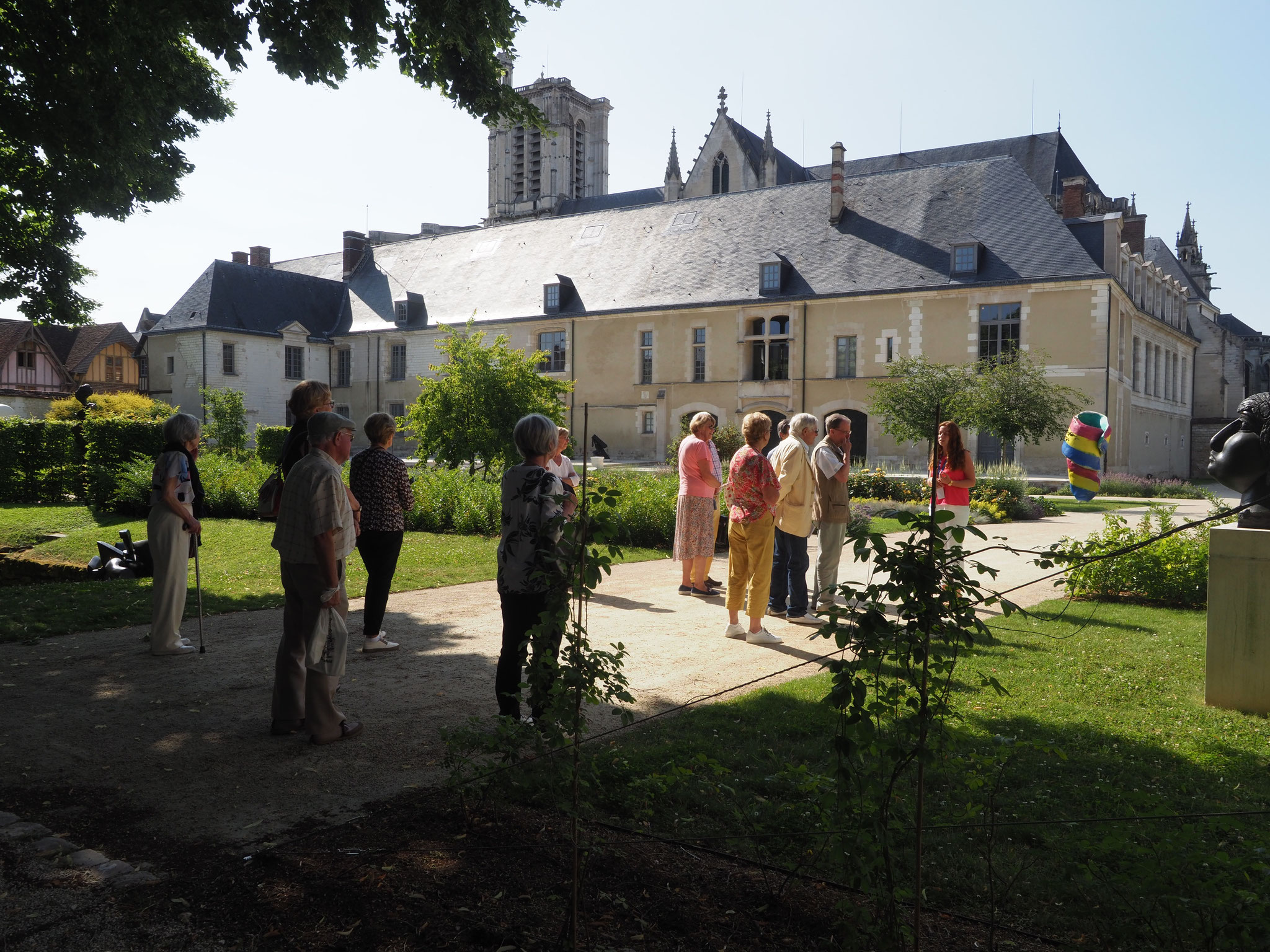 Le jardin du musée d'art moderne de Troyes