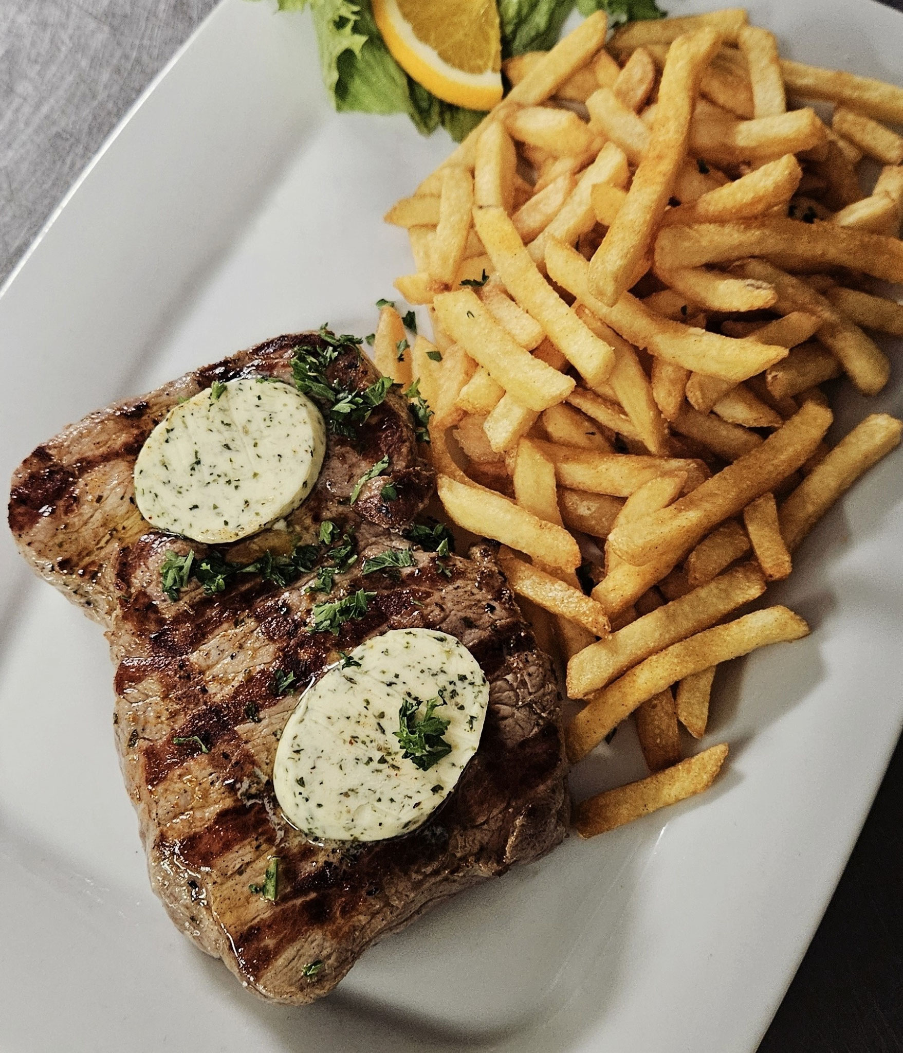 Gegrilltes Rumpsteak