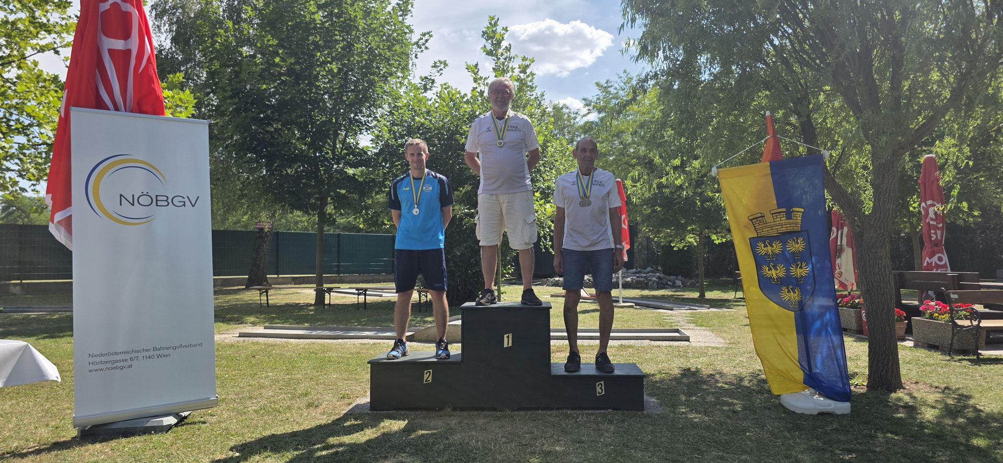 KO-Bewerb Herren: 1. Platz Miodrag Trailovic, 2. Platz Christian Perischa, 3. Platz Johann Gnadenberger