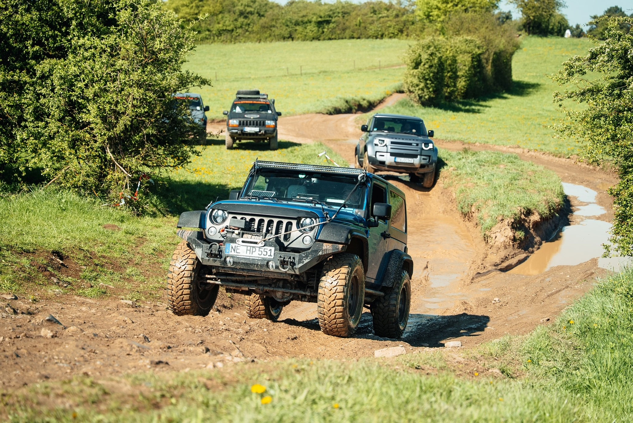 Jeep Wrangler im Einsatz 