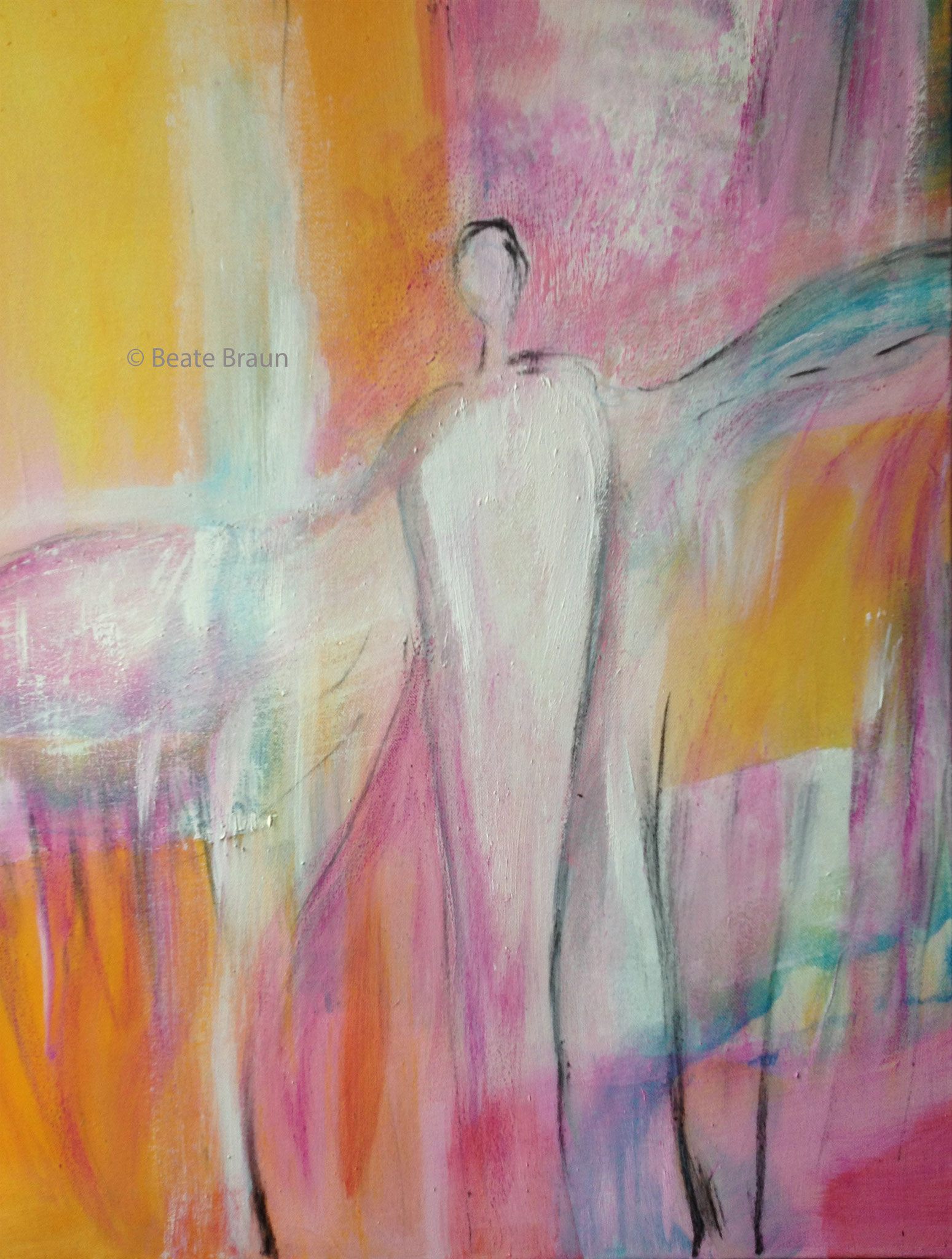 Herzensengel | 50 x 70 cm | Acryl auf Leinwand | 2017