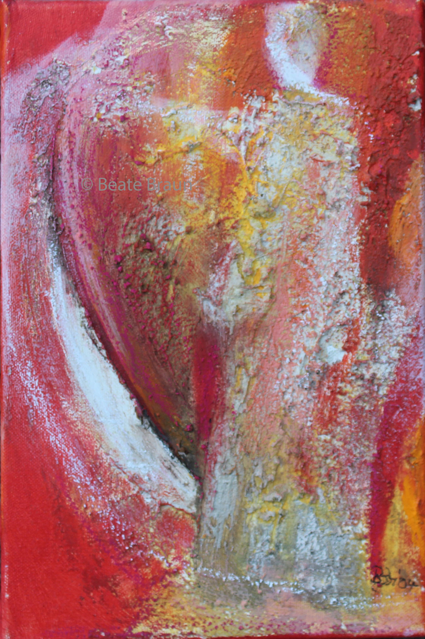 Michael 2 | 30 x 40 cm | Mischtechnik auf Leinwand | 2001