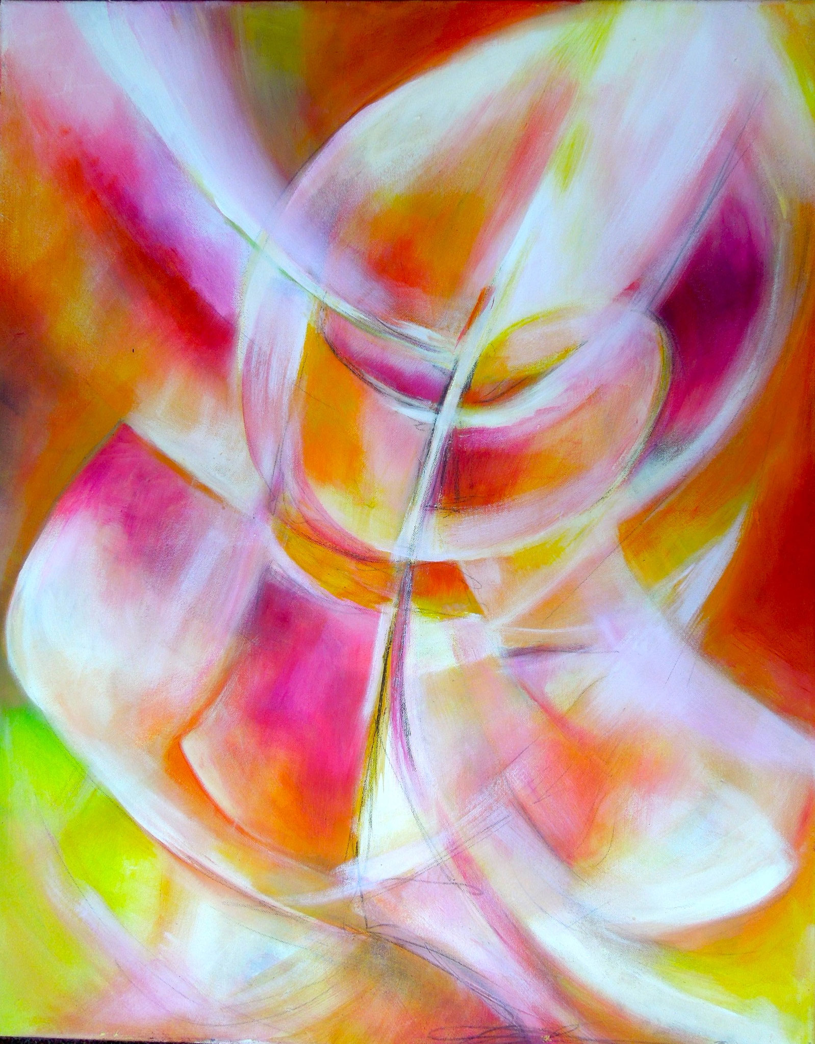 Formentanz | 70 x 100 cm | Eitempera auf Leinwand | 2017 SOLD