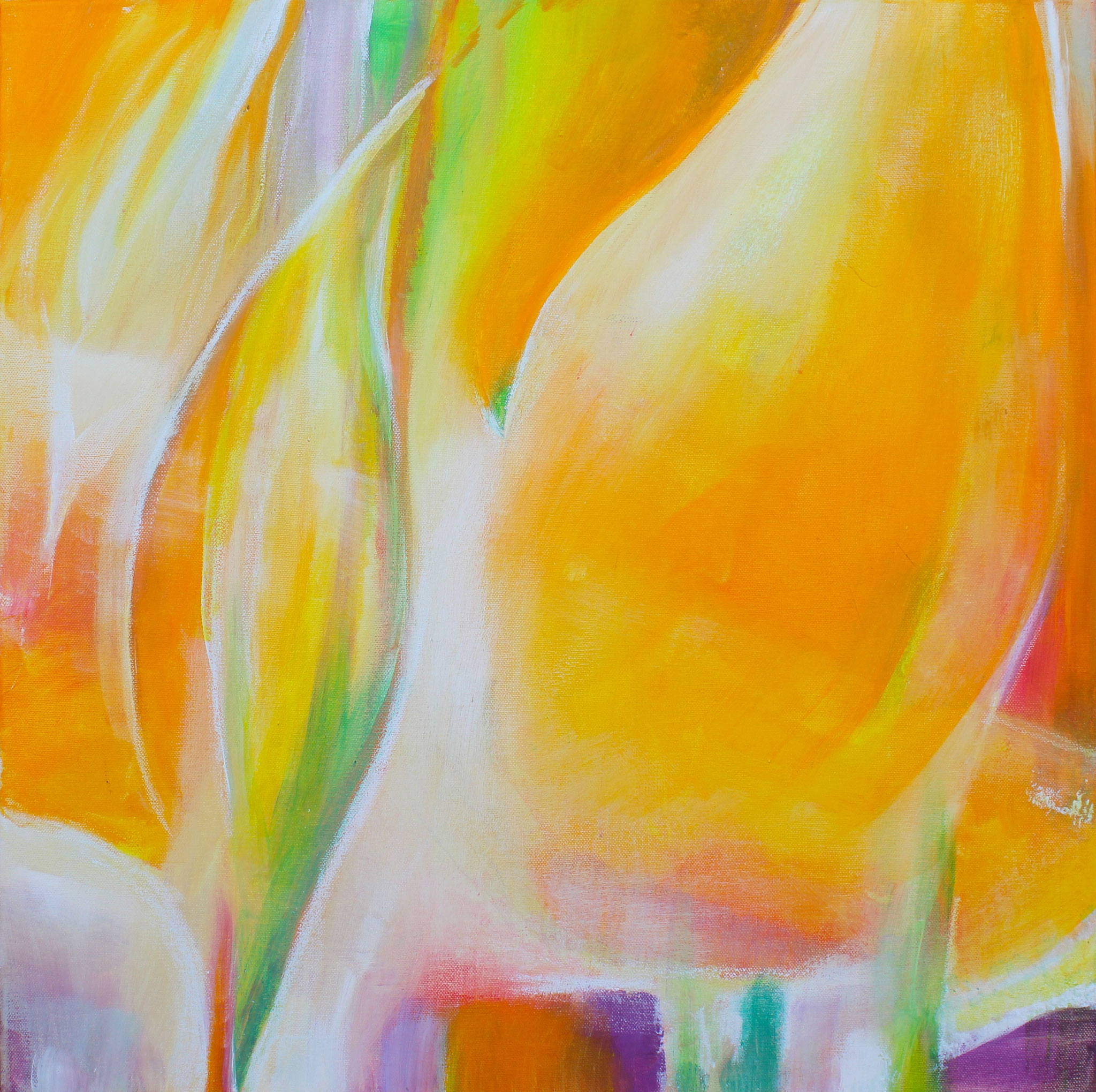 Annehmen 2| 60 x 60 cm | Mischtechnik auf Leinwand | 2004