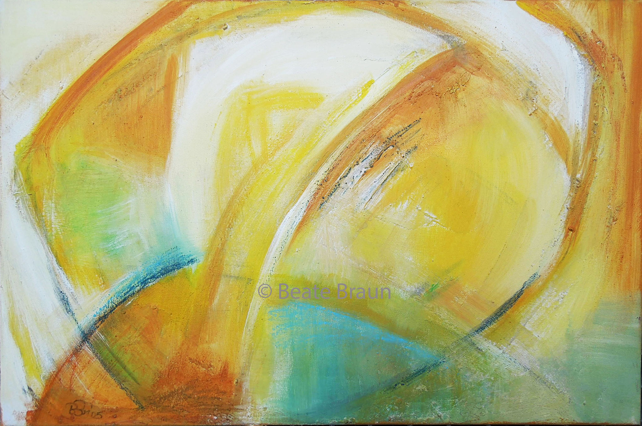 Brücke ins Licht | 60 x 40 cm | Acryl auf Leinwand | 2005