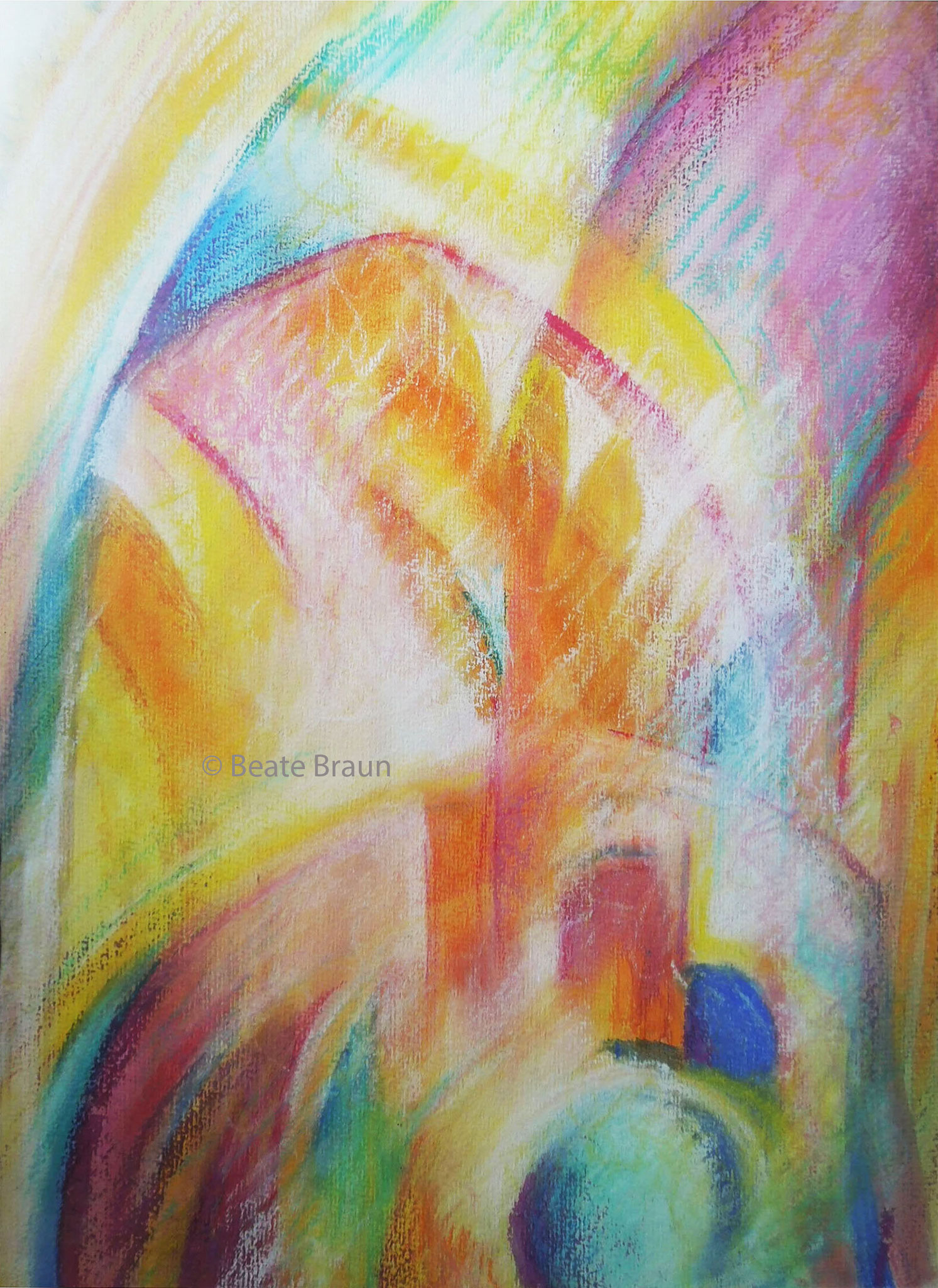 Farbentraum | 30 x 44 cm | Pastellkreide auf Papier | 2005