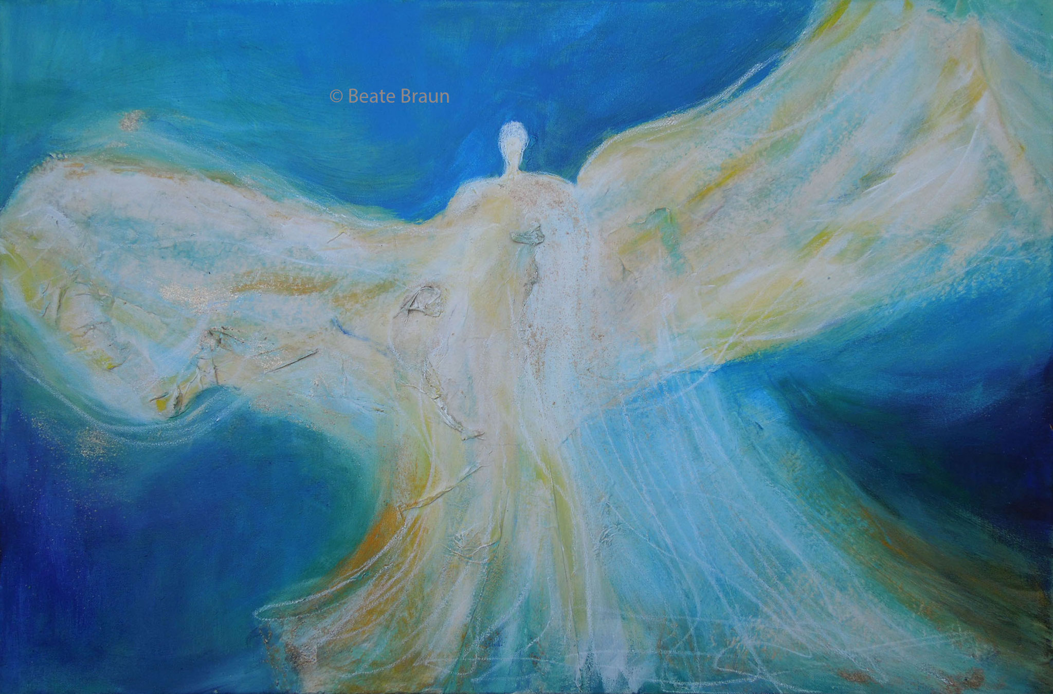 blauer Engel | 80 x 100 cm | Acryl auf Leinwand | 2010