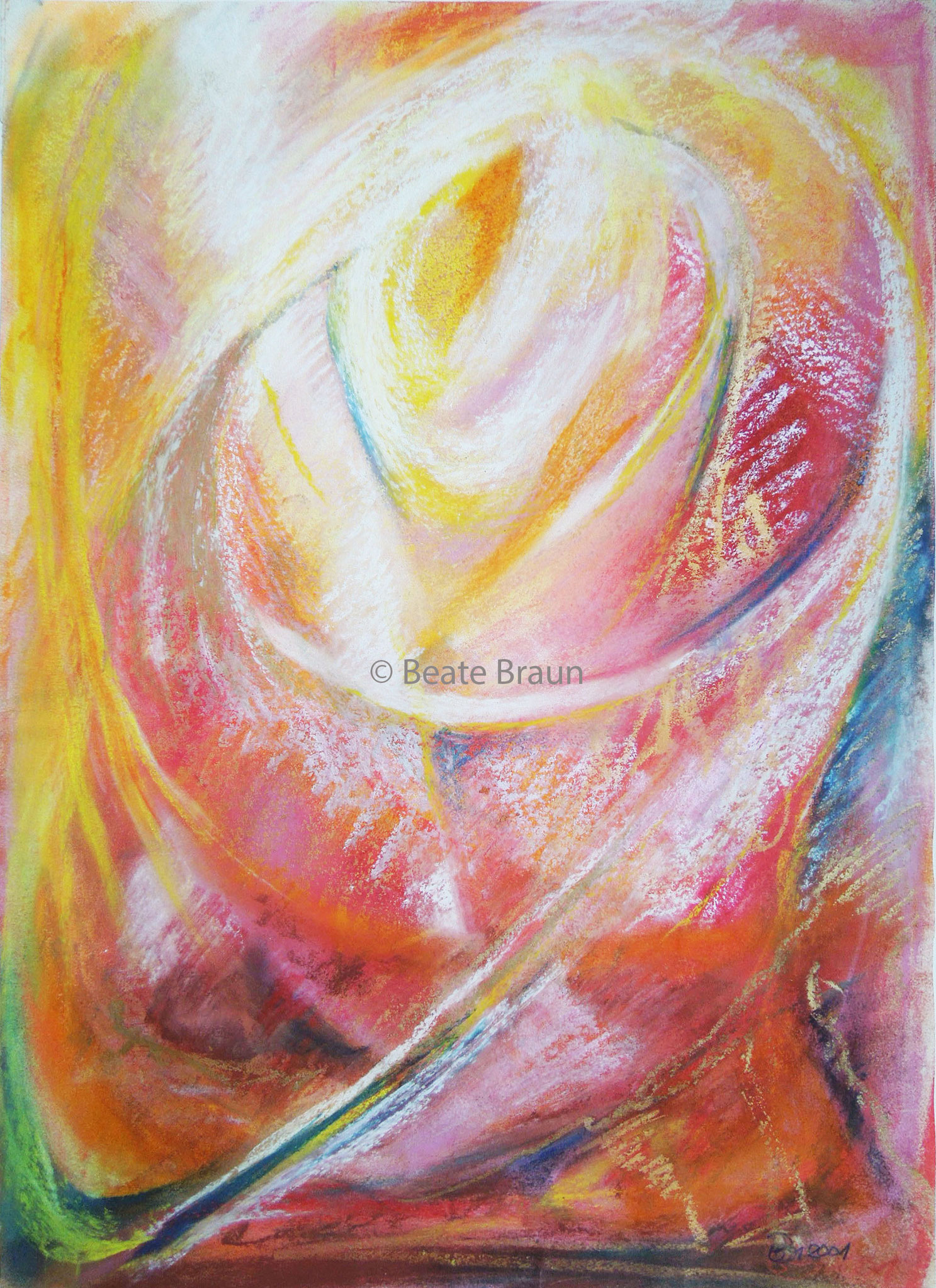 Sonnenglanz | 30 x 44 cm | Pastell auf Papier | 2012