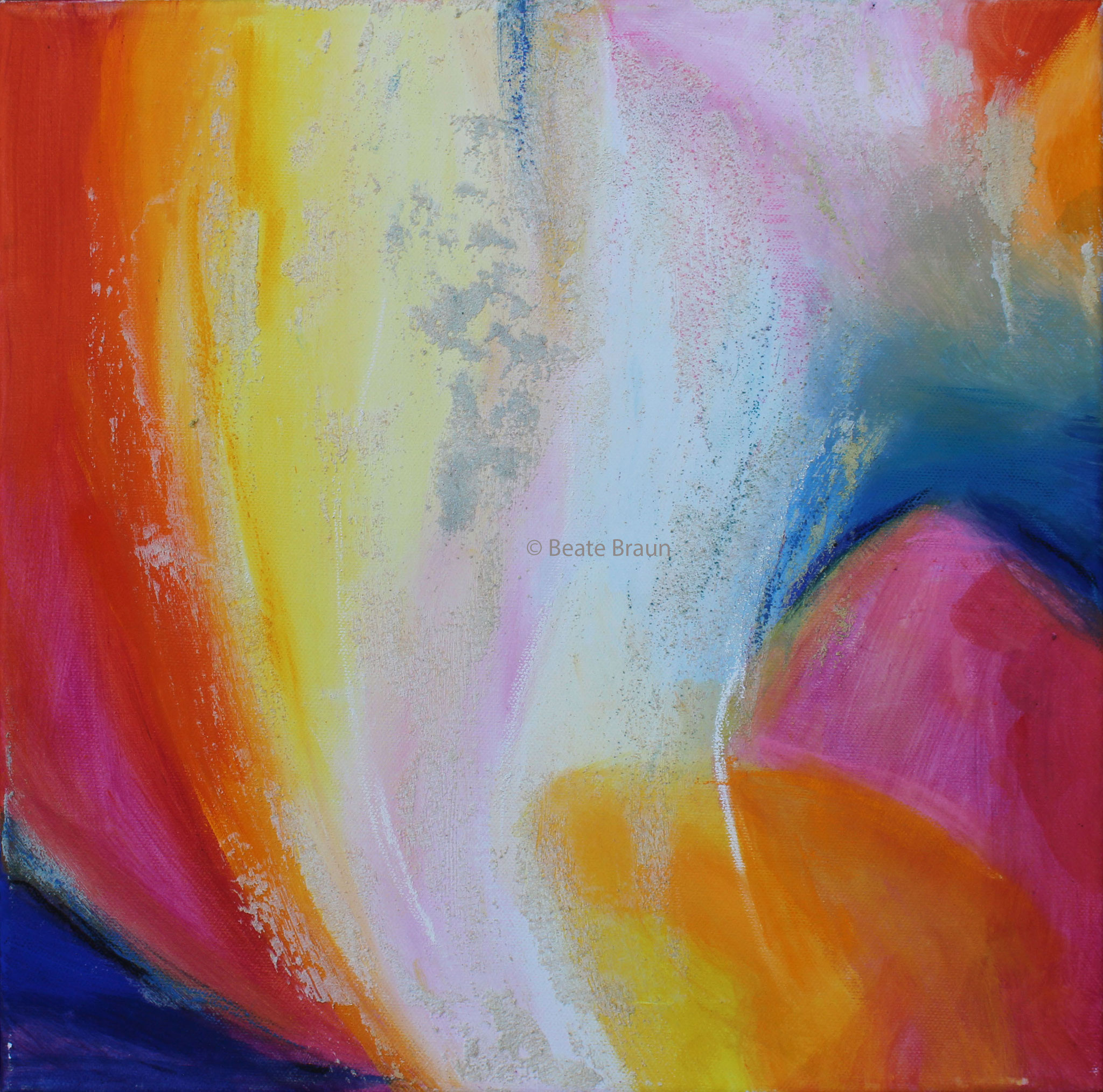 Farbleuchten | 40 x 40 cm | Mischtechnik auf Leinwand | 2013