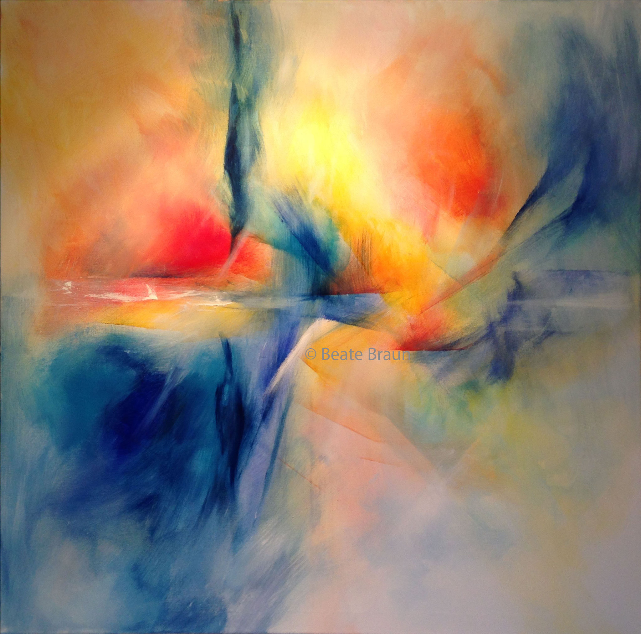 Weite | 100 x 100 cm | Acryl auf Leinwand | 2017    SOLD