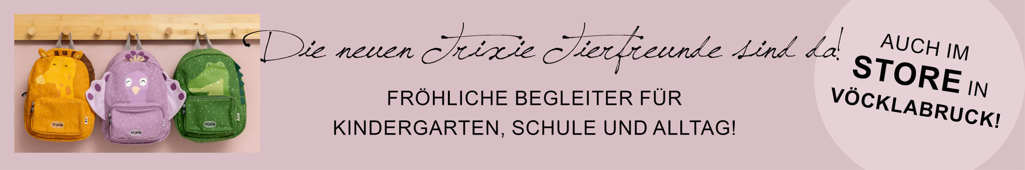 Die neuen Trixie Tierfreunde sind da! Fröhliche Begleiter für Kindergarten, Schule und Alltag! Jetzt bei zauberhaft Holz.Perle.Kind. Auch im Store in Vöcklabruck erhältlich!