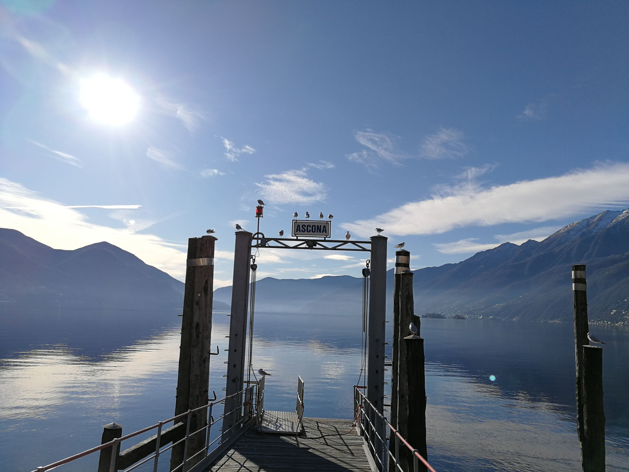 Schiffsstation in Ascona