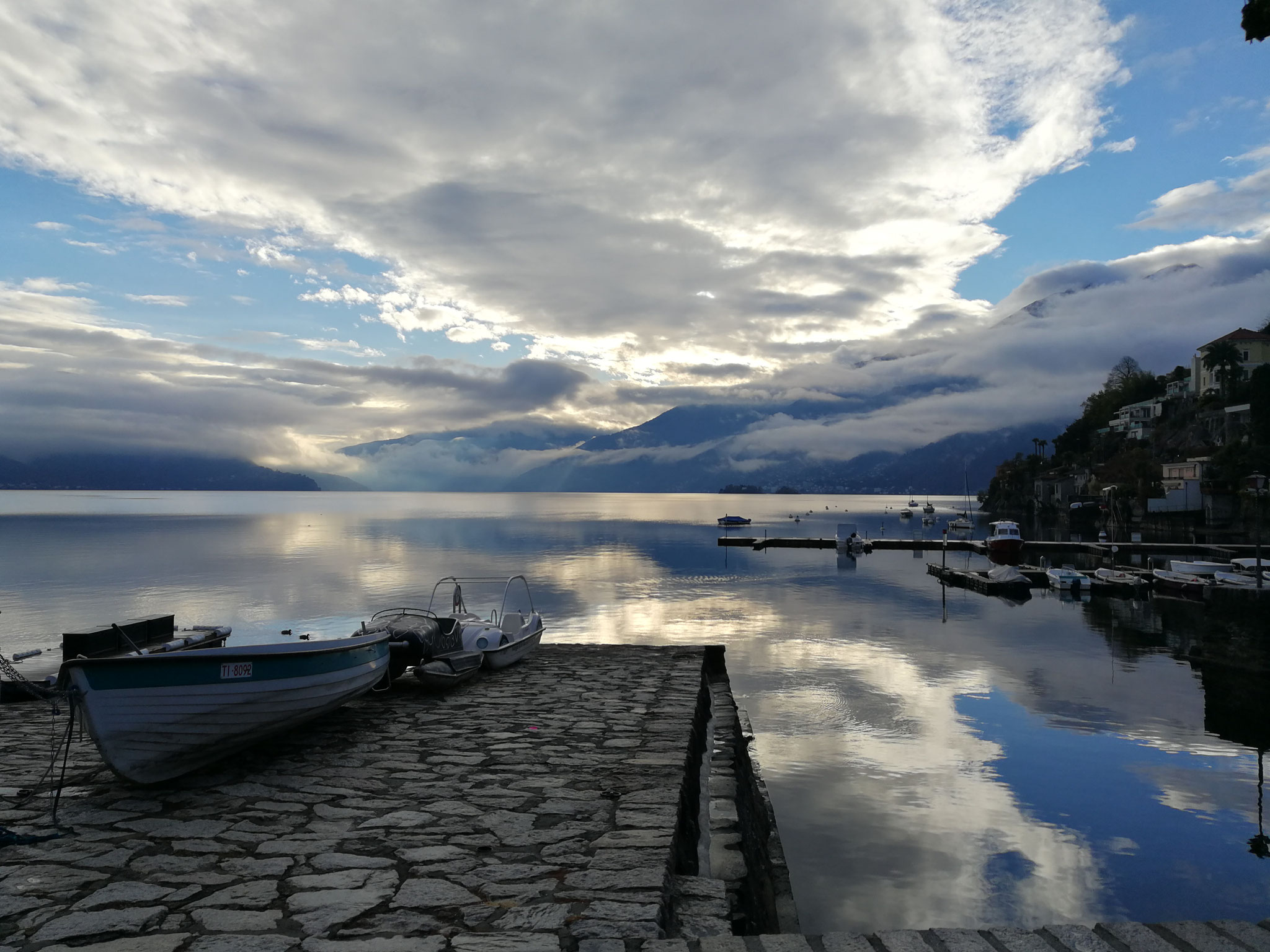 Sicht Richtung Italien