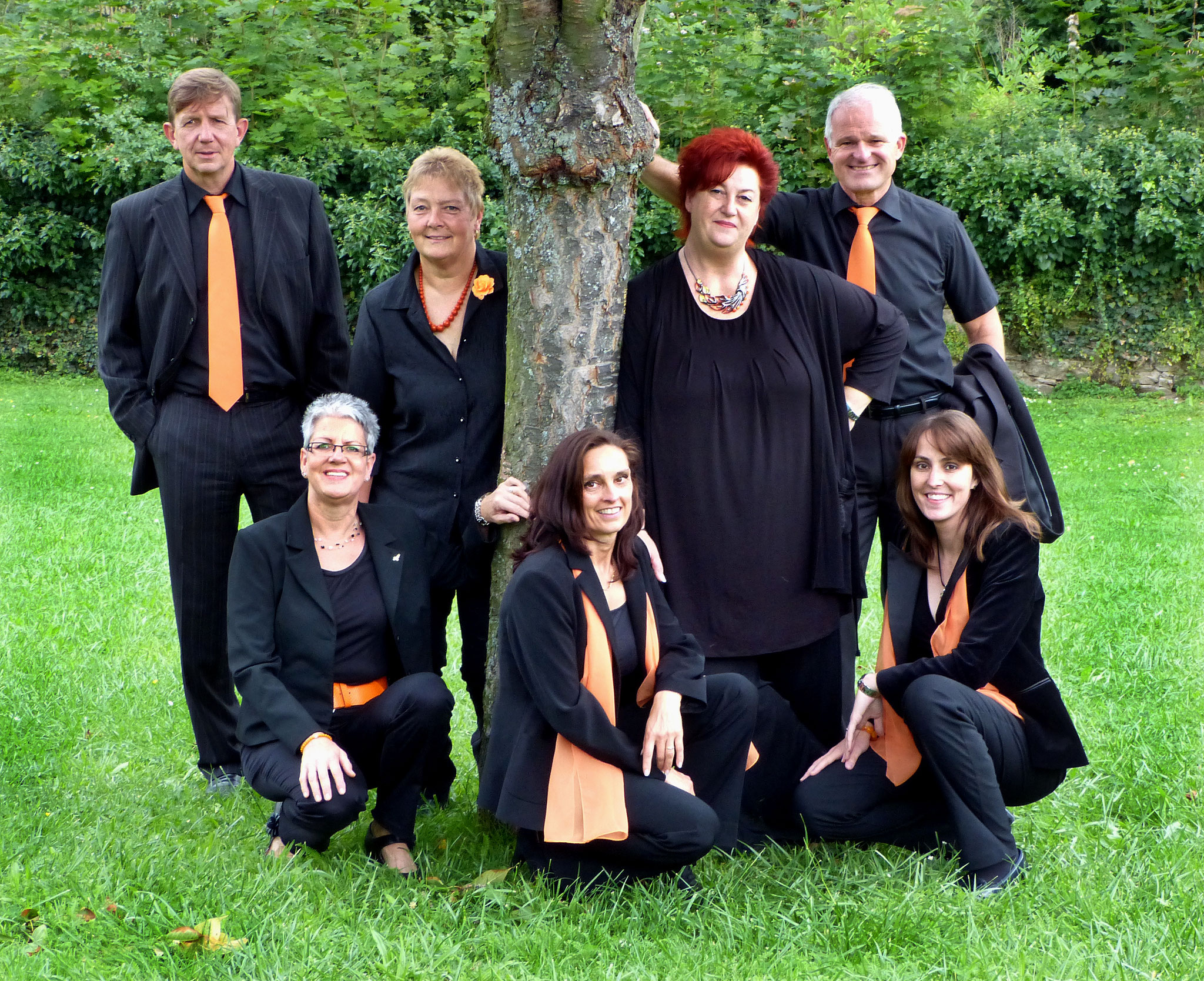 2014: Lahnstein, Martinsschloss, vor der Serenade mit dem Männerchor "Frohsinn". Fotos: Rainer Lindner