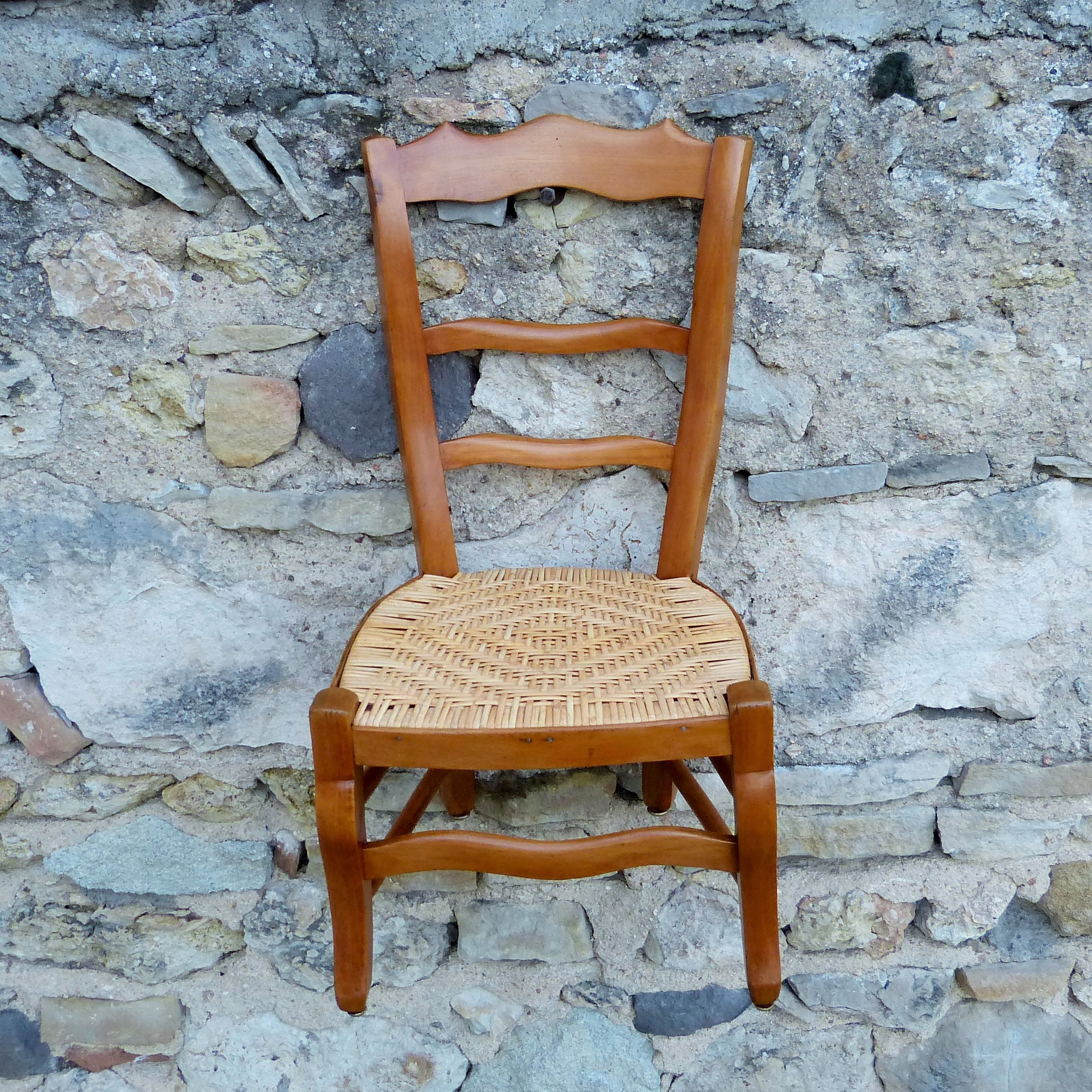 CHAISE ENFANT début XXème siècle (cannage serré ou « de lames »)