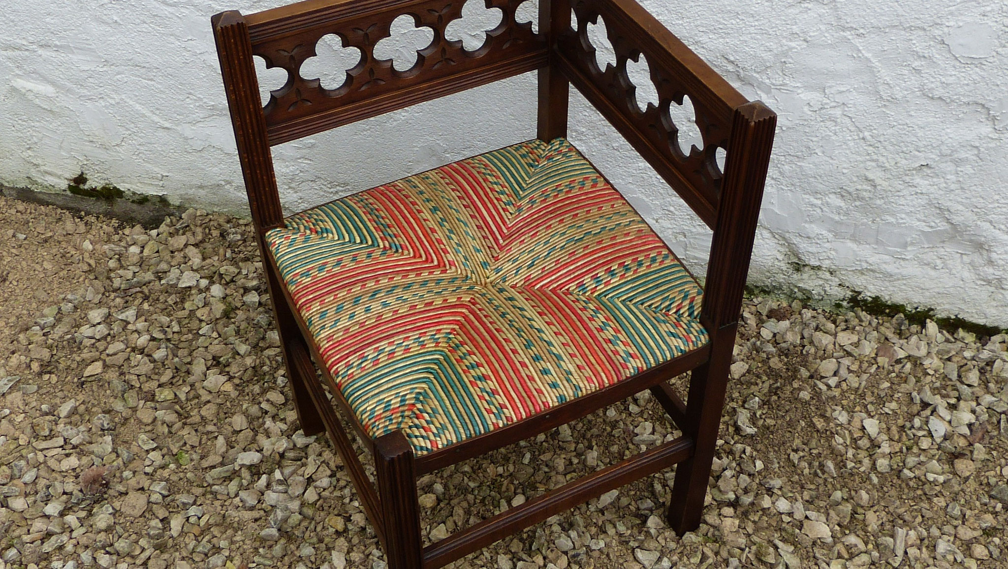 Paillage de seigle polychrome