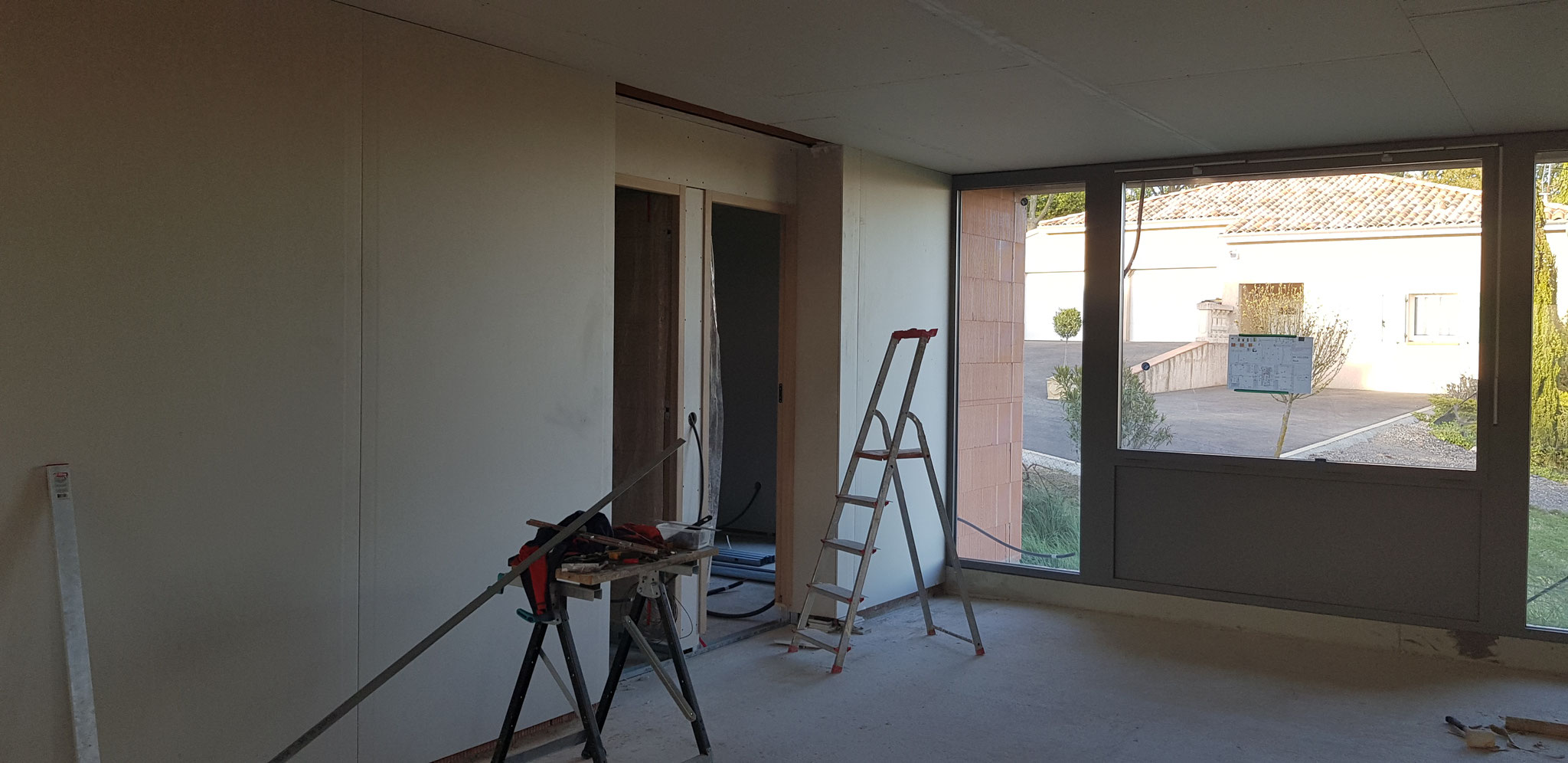 Portes des 2 chambres