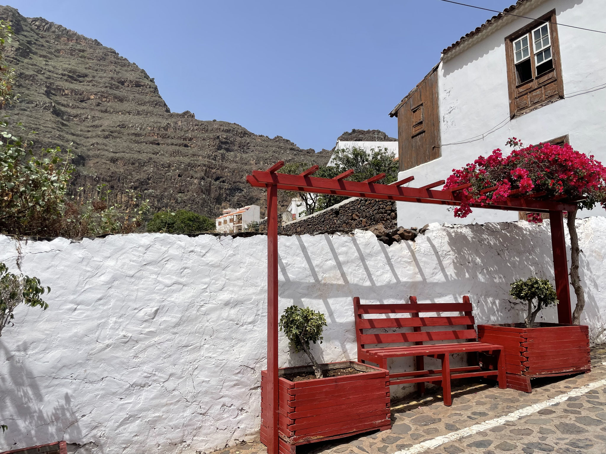 ein schattiges Plätzchen in Agulo